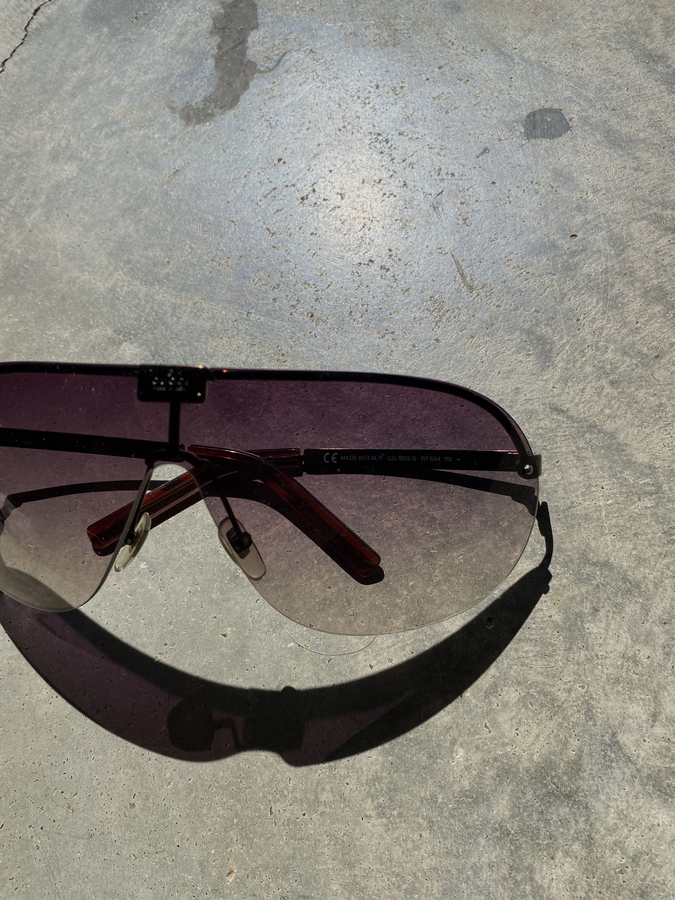 Gucci Gucci Pink Gradient Aviator Sunglasses GG 1618S Size ONE SIZE - 3 Thumbnail
