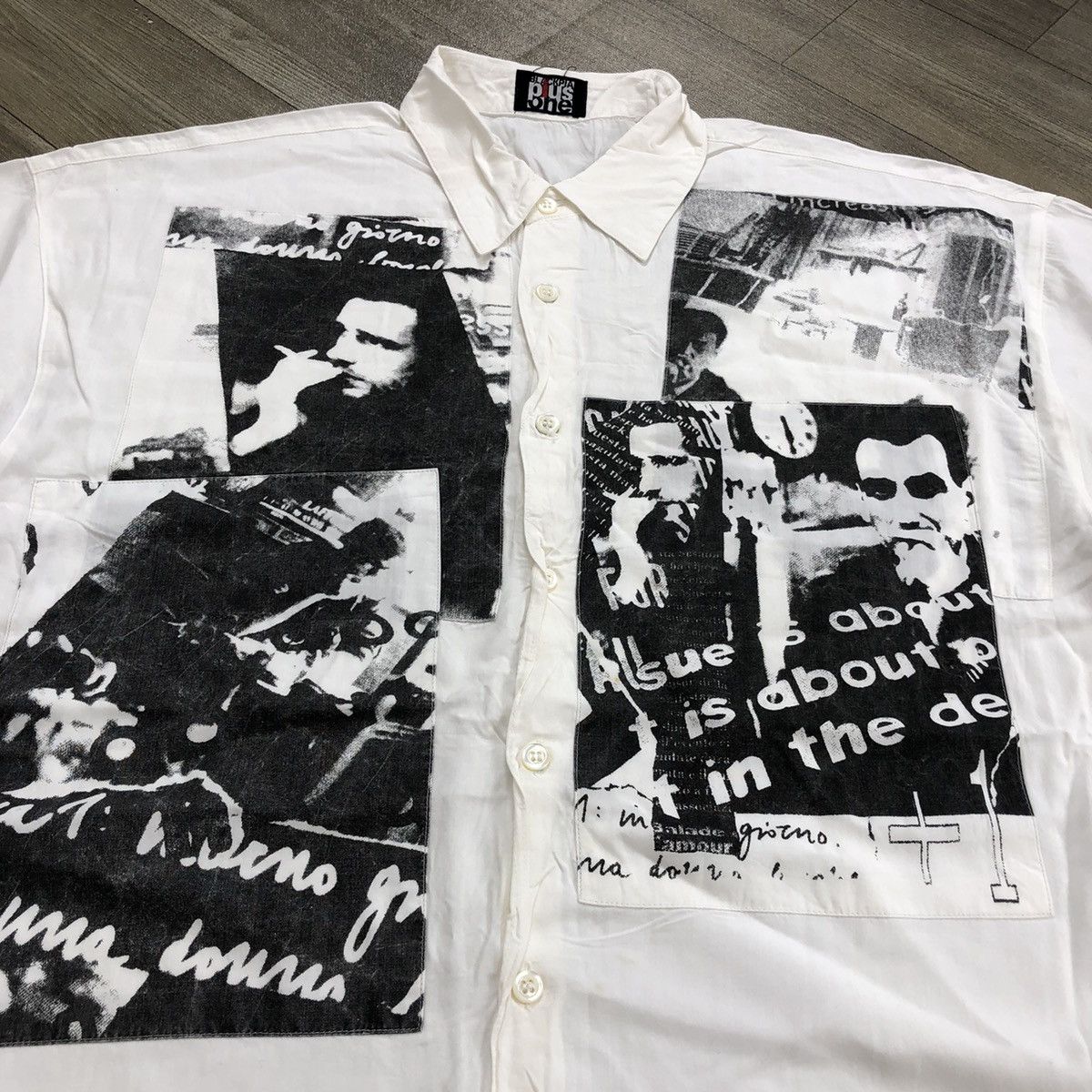 If Six Was Nine × Japanese Brand × Le Grande Bleu (L.G.B.) 2000s Plus One Poem Skulls Patch Gothic Goa Style Button Up Size US L / EU 52-54 / 3 - 3 Thumbnail