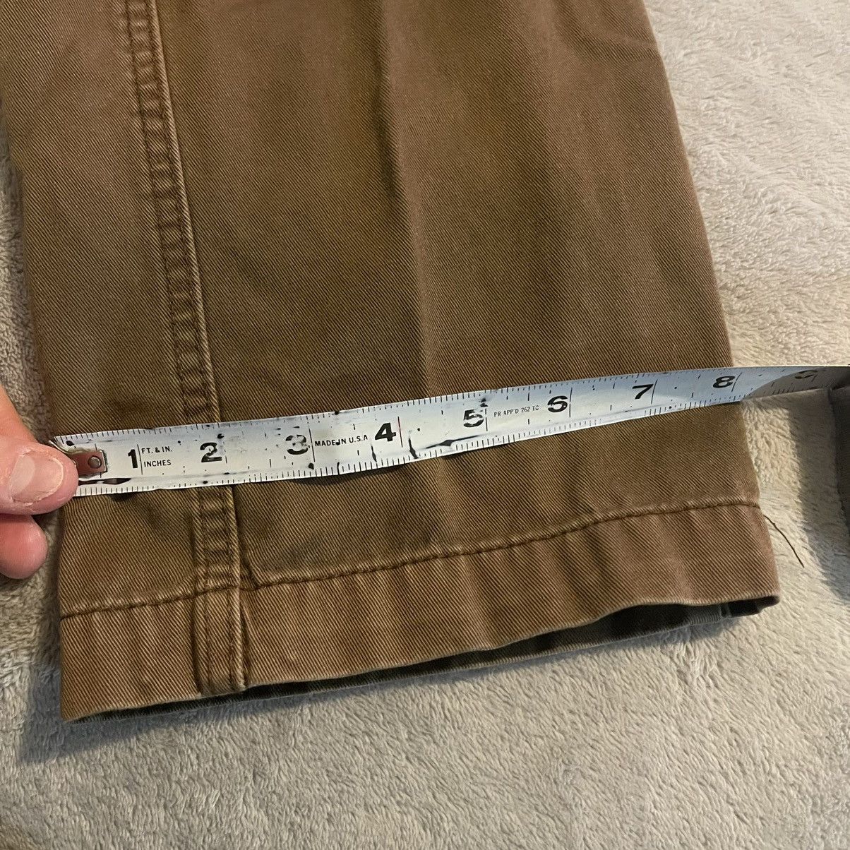 Other Vintage Matchstick Mens Cargo Pants Brown Cotton 33x30 Y2K Size US 33 - 9 Thumbnail