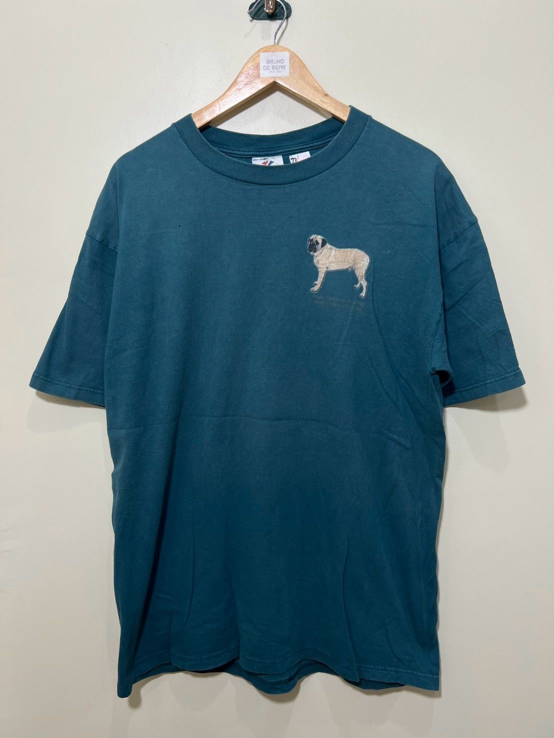 Vintage Vintage 00's Mastiff Dog shirt bnz01 Size US L / EU 52-54 / 3 - 6 Thumbnail