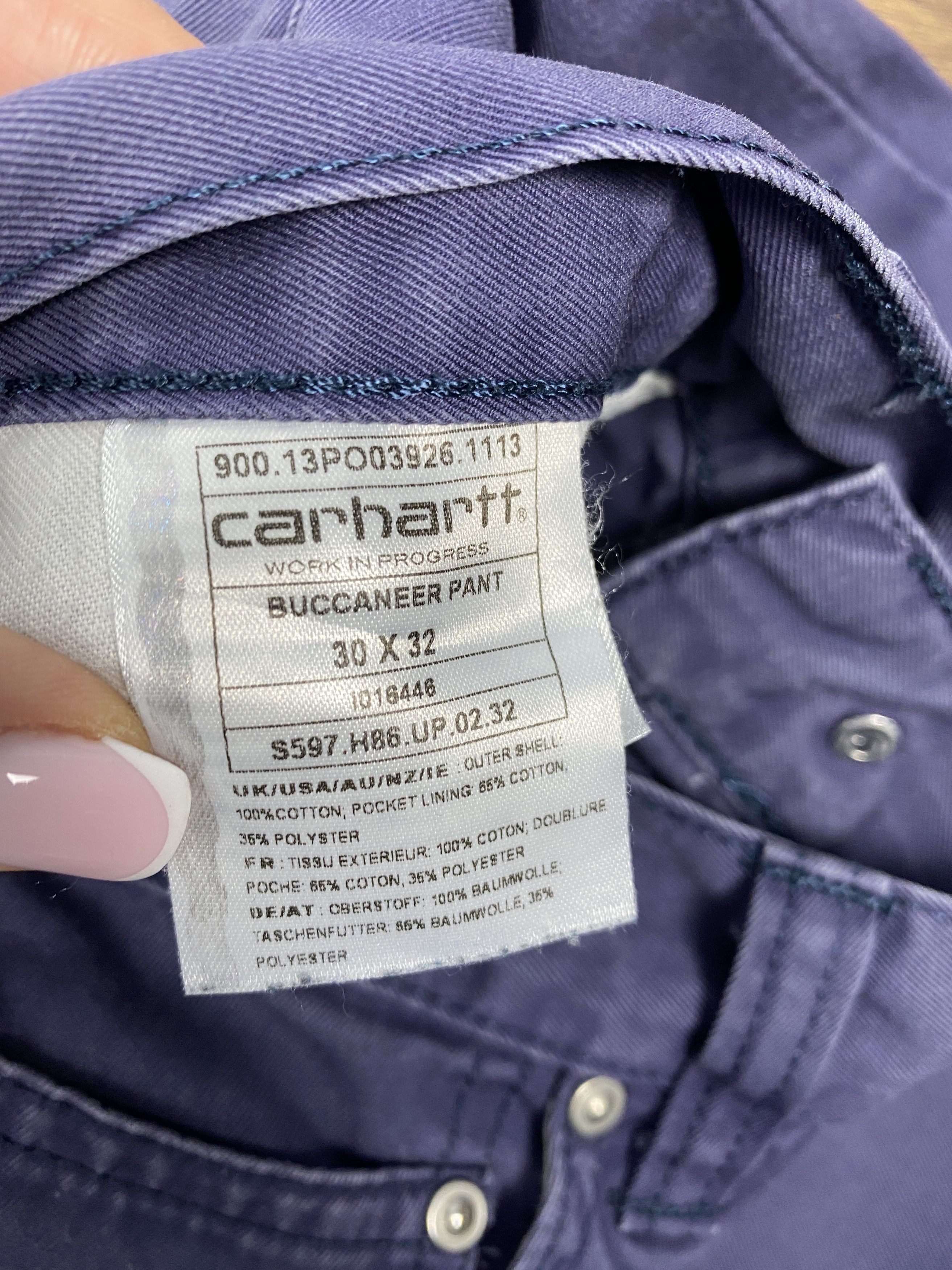 Carhartt Carhartt Wip vintage buccaneer denim pants jeans Size US 30 / EU 46 - 6 Thumbnail
