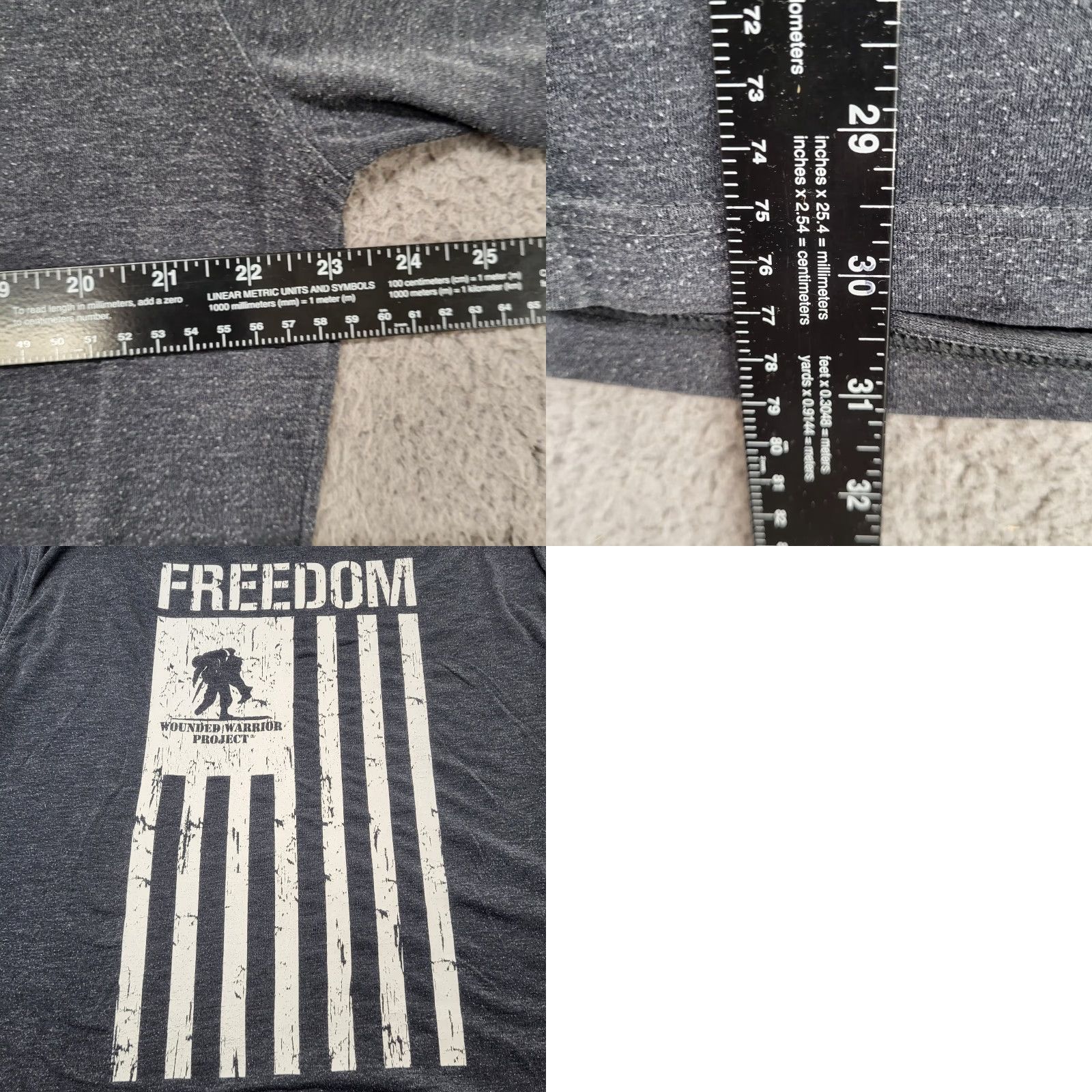 Under Armour Under Armour Flag TShirt Men L Gray White USA Outdoor Cotton Short Sleeve Crew Neck Pullover Shirt Regular Fit Logo Size US L / EU 52-54 / 3 - 8 Thumbnail