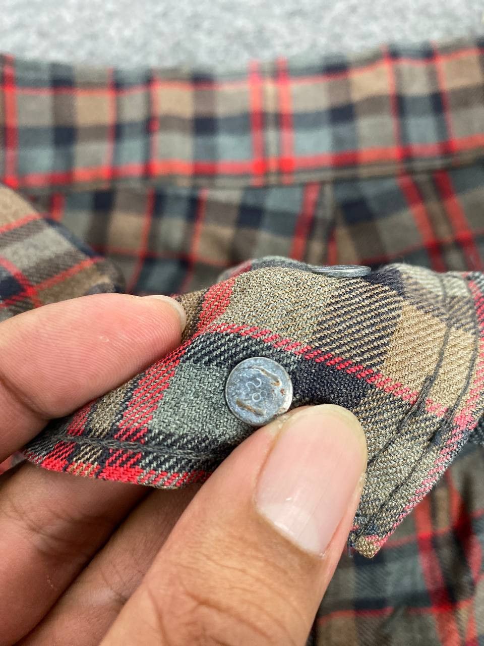 Levi's vintage 60s/70s levis sta prest checkered design bellbottom Size US 32 / EU 48 - 11 Thumbnail