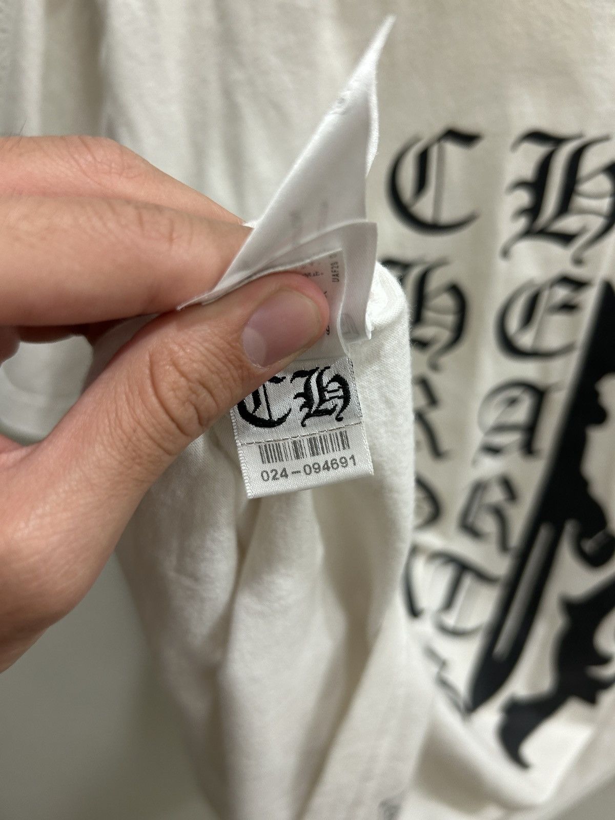 Chrome Hearts Chrome Hearts Script & Dagger Pocket Tee Size US M / EU 48-50 / 2 - 7 Thumbnail