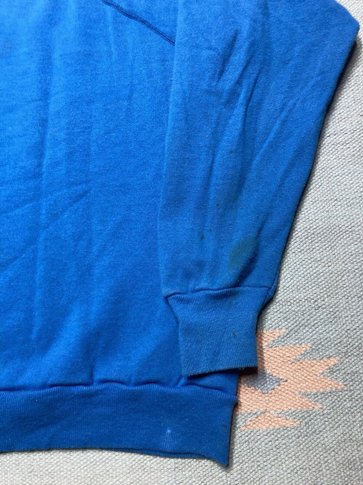 Vintage Vtg 70s crewneck sweatshirt blank plain raglan pullover XXL Size US XXL / EU 58 / 5 - 4 Thumbnail