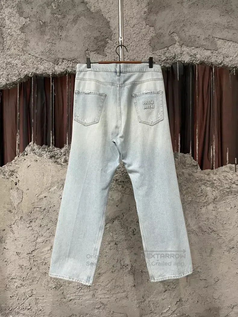 Miu Miu Miu Miu 29 Pocket patch logo jeans Size 29" - 2 Thumbnail