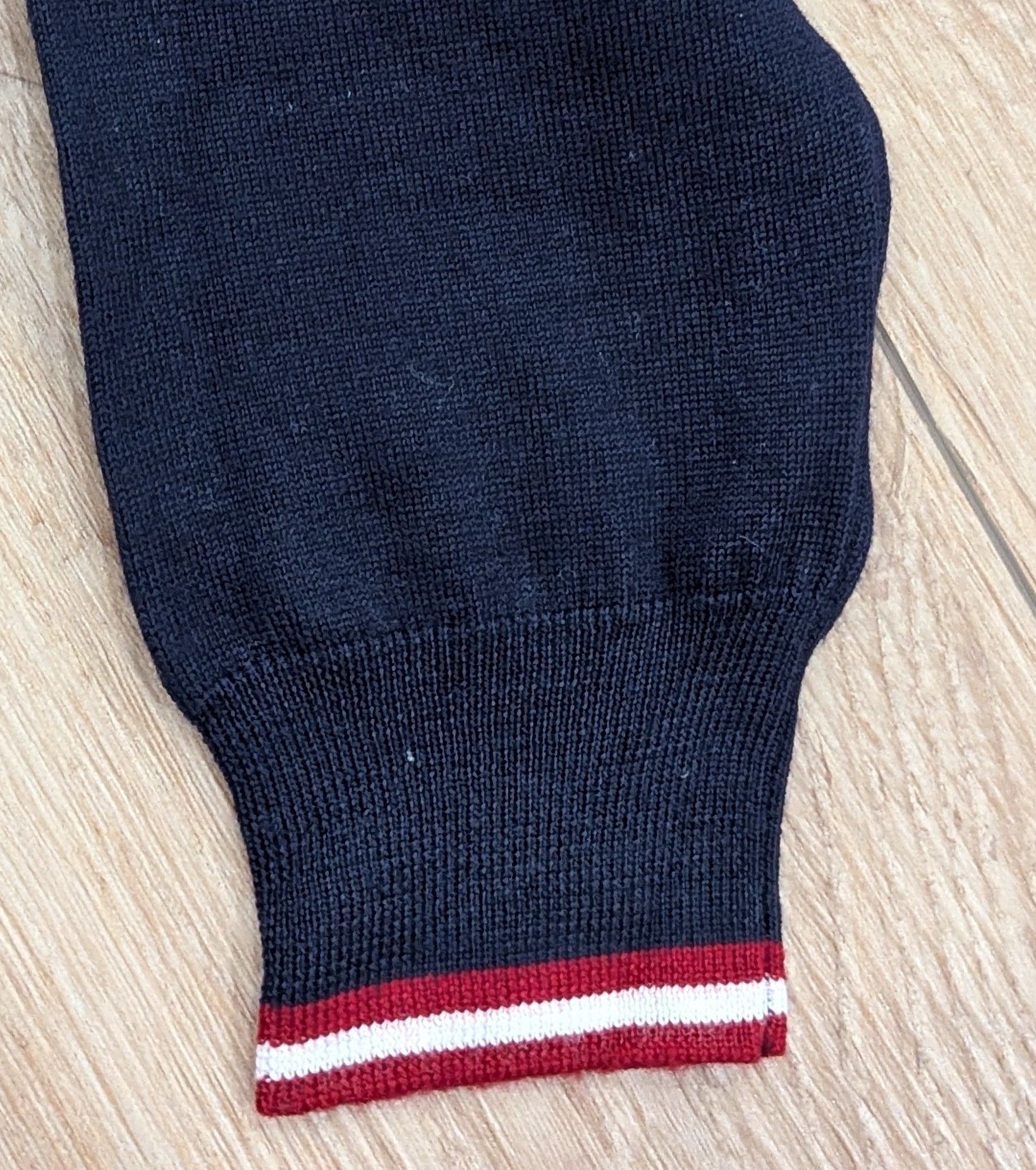 Bally Bally Logo Merino Wool Polo Sweater Navy 46 US 36 Size US S / EU 44-46 / 1 - 5 Thumbnail