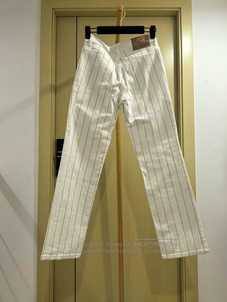Chanel Chanel White striped jeans Size 24" / US 00 / IT 34 - 2 Thumbnail