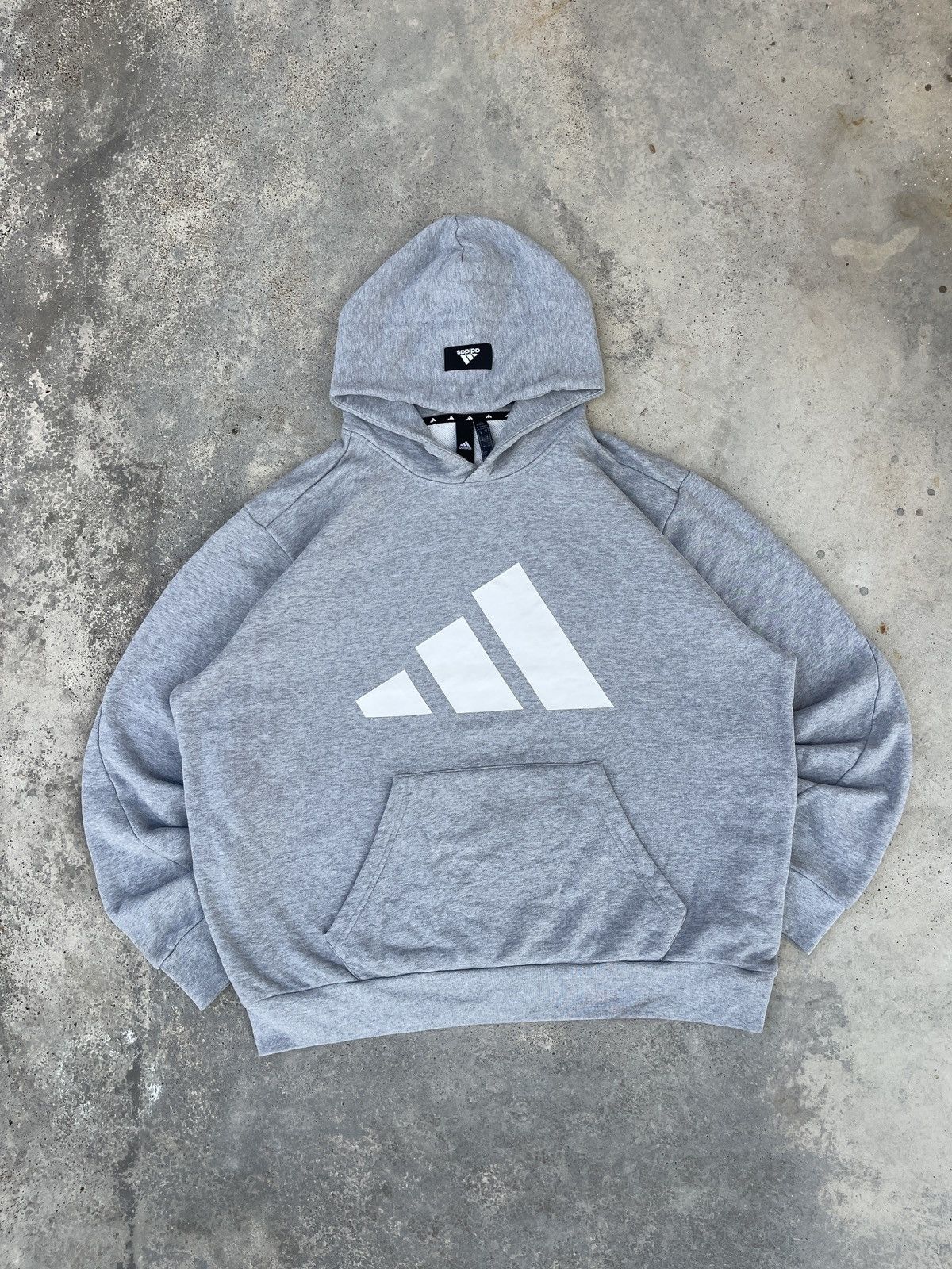 Adidas Adidas Big Logo Pullover Hoodie Size US XXL / EU 58 / 5 - 1 Thumbnail