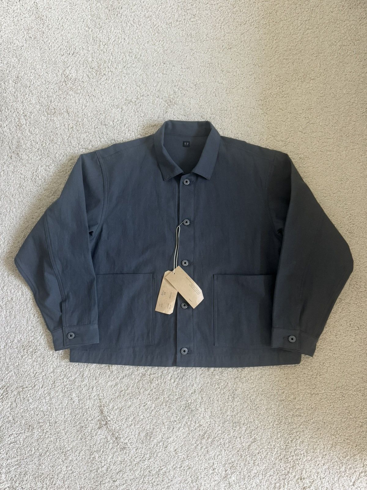 Taiga Takahashi Lot 303 Coverall Jacket Charcoal | Grailed