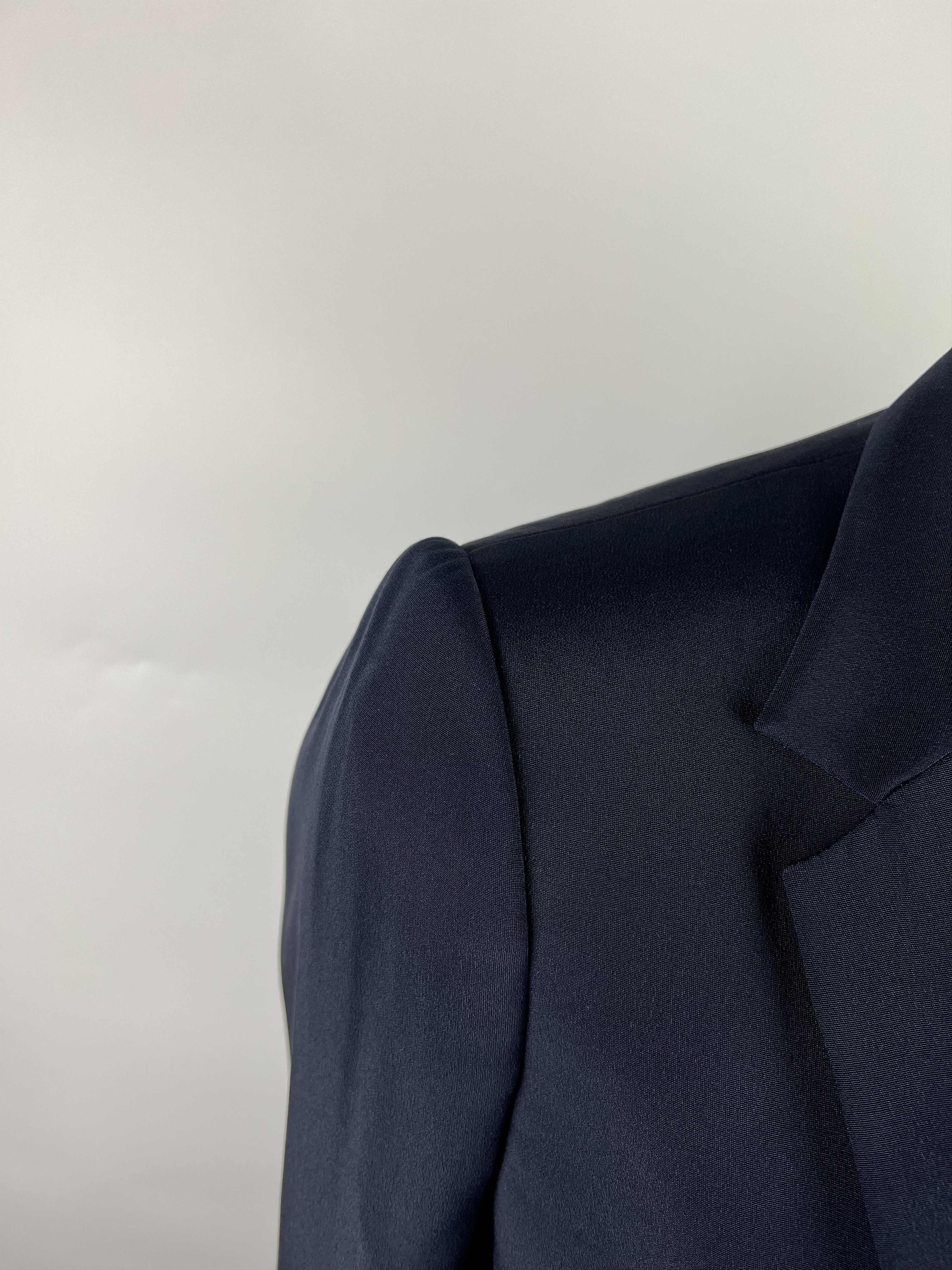 Joseph Joseph Navy Blue 100% Silk Blazer Jacket Size 38 Size M / US 6-8 / IT 42-44 - 10 Thumbnail