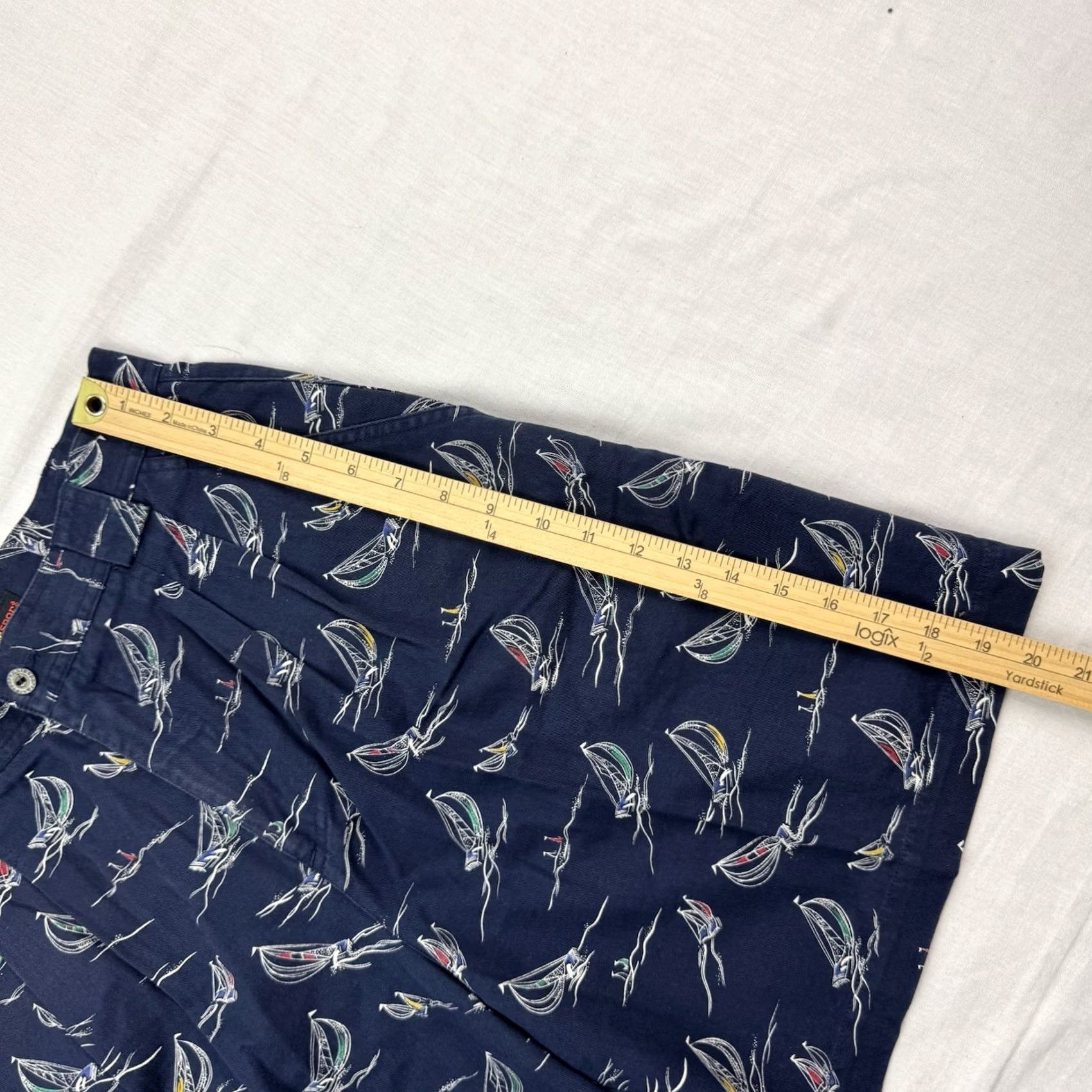 Vintage Vintage Liz Sport Sailboat Shorts Womens 8 Hipster Beach Preppy 90s Y2K Boho Size 30" / US 8 / IT 44 - 5 Thumbnail