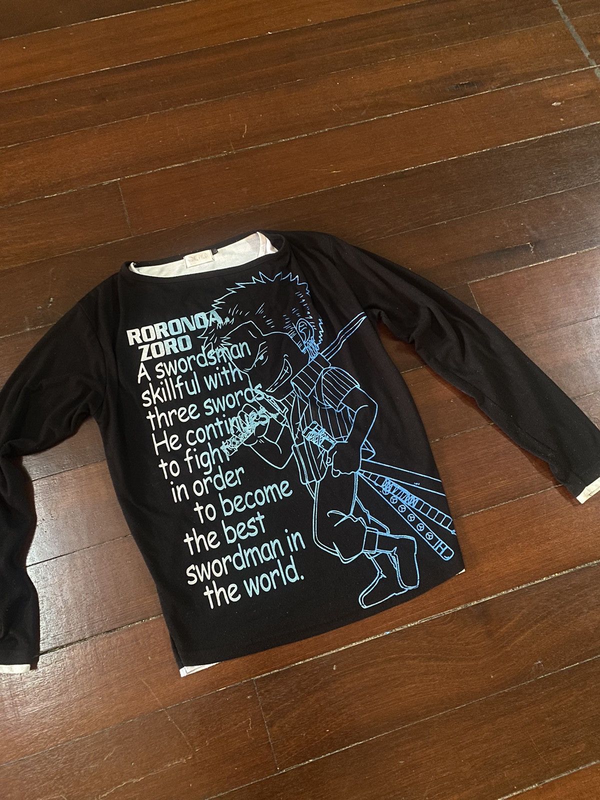 Anime × Japanese Brand × One Piece Vintage Roronoa zoro Epic Scene One Piece Anime T shirt Size US M / EU 48-50 / 2 - 2 Thumbnail