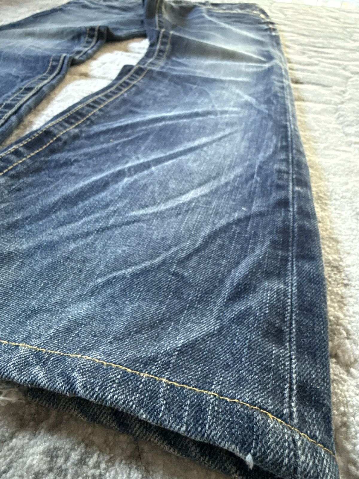 If Six Was Nine 2000s Lolita Japan Studded Pyramid Whiskers Flared Jeans Size US 30 / EU 46 - 11 Thumbnail