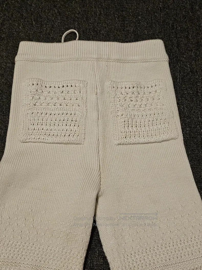 Amiri Amiri size XS Women's Knitted Flared Pants in Beige Size 23" - 6 Thumbnail