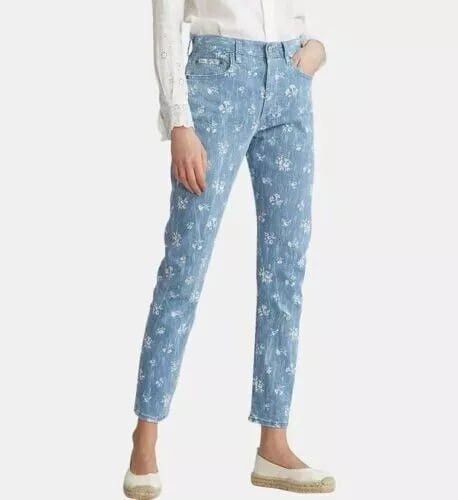 Polo Ralph Lauren Vintage Polo Ralph Lauren Slim Callen Pattern Denim Jeans Size 25" / US 0 / IT 36 - 1 Thumbnail