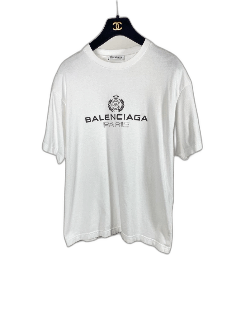 Balenciaga Balenciaga Short Sleeve T-Shirt in White Size US XS / EU 42 / 0 - 1 Thumbnail