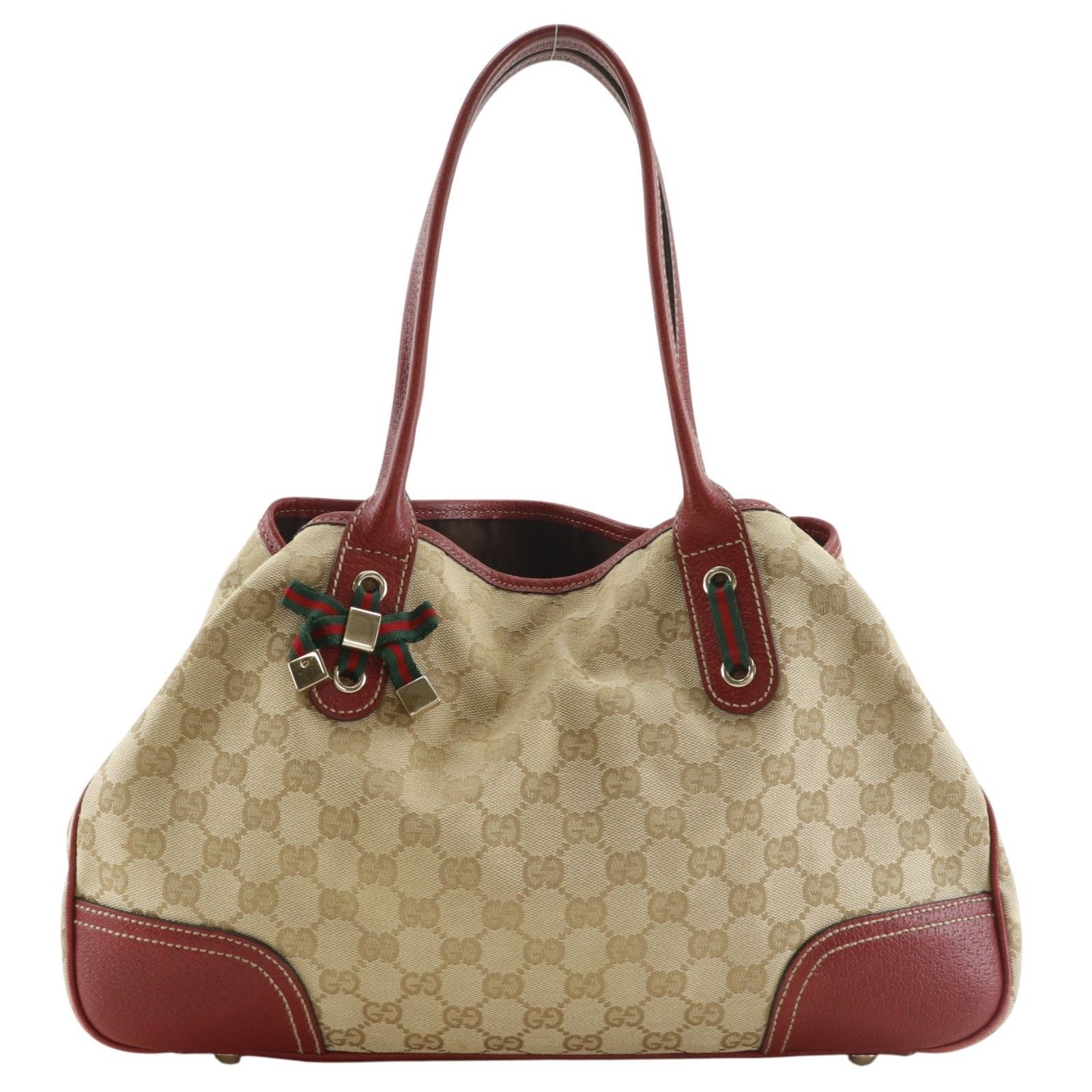 Gucci Gucci Gucci Princy GG Canvas Tote Bag Textile Tote Bag 163805 DUTY FREE for USA Size ONE SIZE - 1 Thumbnail
