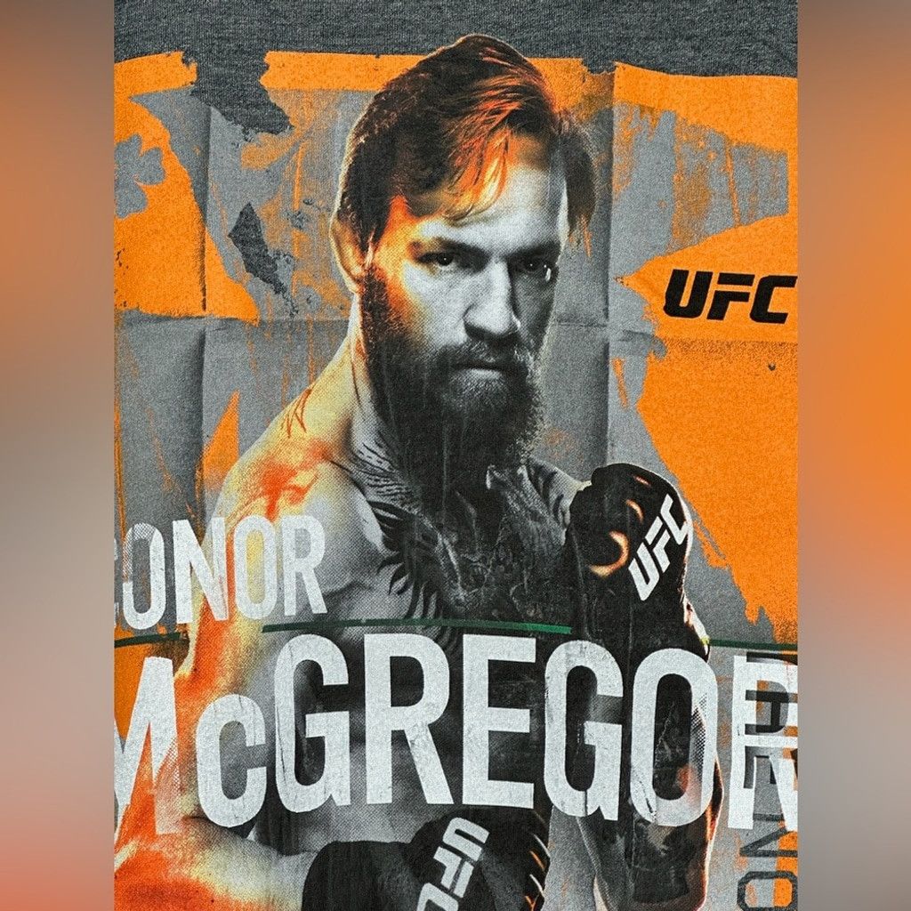 Reebok Reebok UFC Conor McGregor Tee Notorious Black Heather Large Size US L / EU 52-54 / 3 - 2 Thumbnail