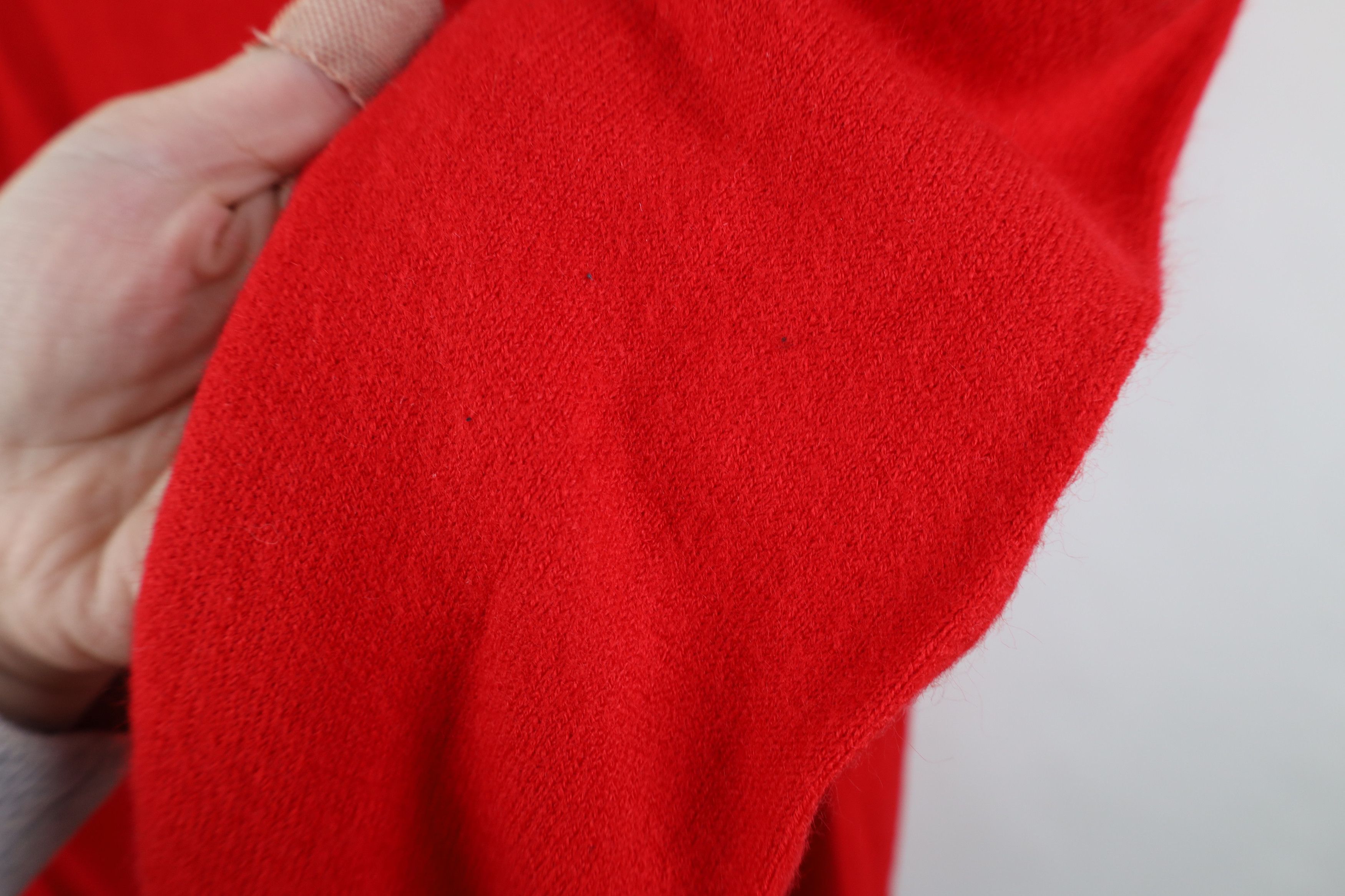 Christian Dior Monsieur Vintage 80s 90s Christian Dior Knit V-Neck Sweater Red USA Size US XL / EU 56 / 4 - 7 Thumbnail