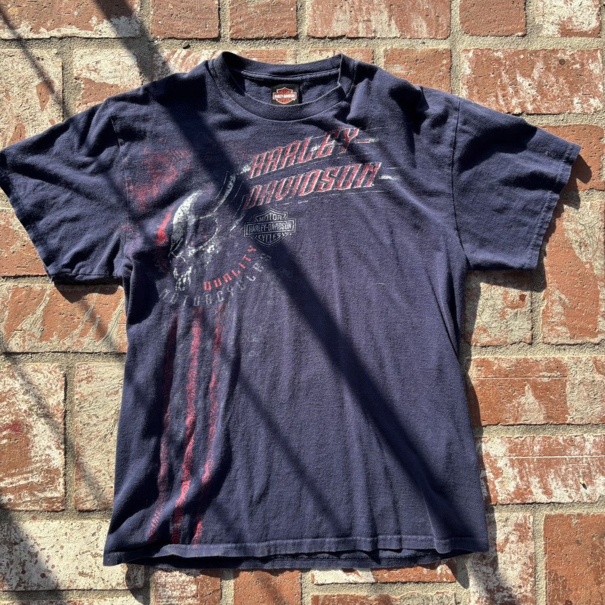 Harley Davidson Y2K Harley Davidson Saudi Arabia Skull Graphic Tee Size US L / EU 52-54 / 3 - 1 Thumbnail