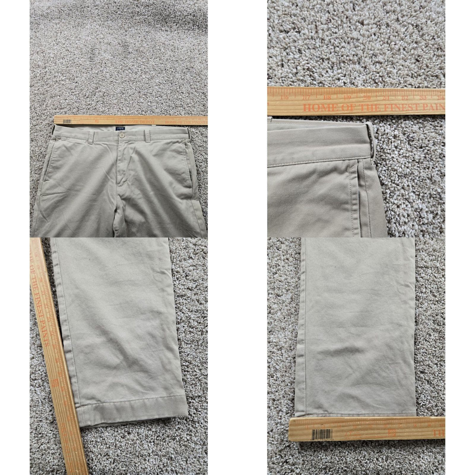 J.Crew J.Crew Sutton Chino Pants Mens 38x32 Khaki Straight Leg Slant Pocket Lined Twist: Twill Cotton Slim Regular 38 Beige Buttons Vintage No Size US 38 / EU 54 - 8 Thumbnail