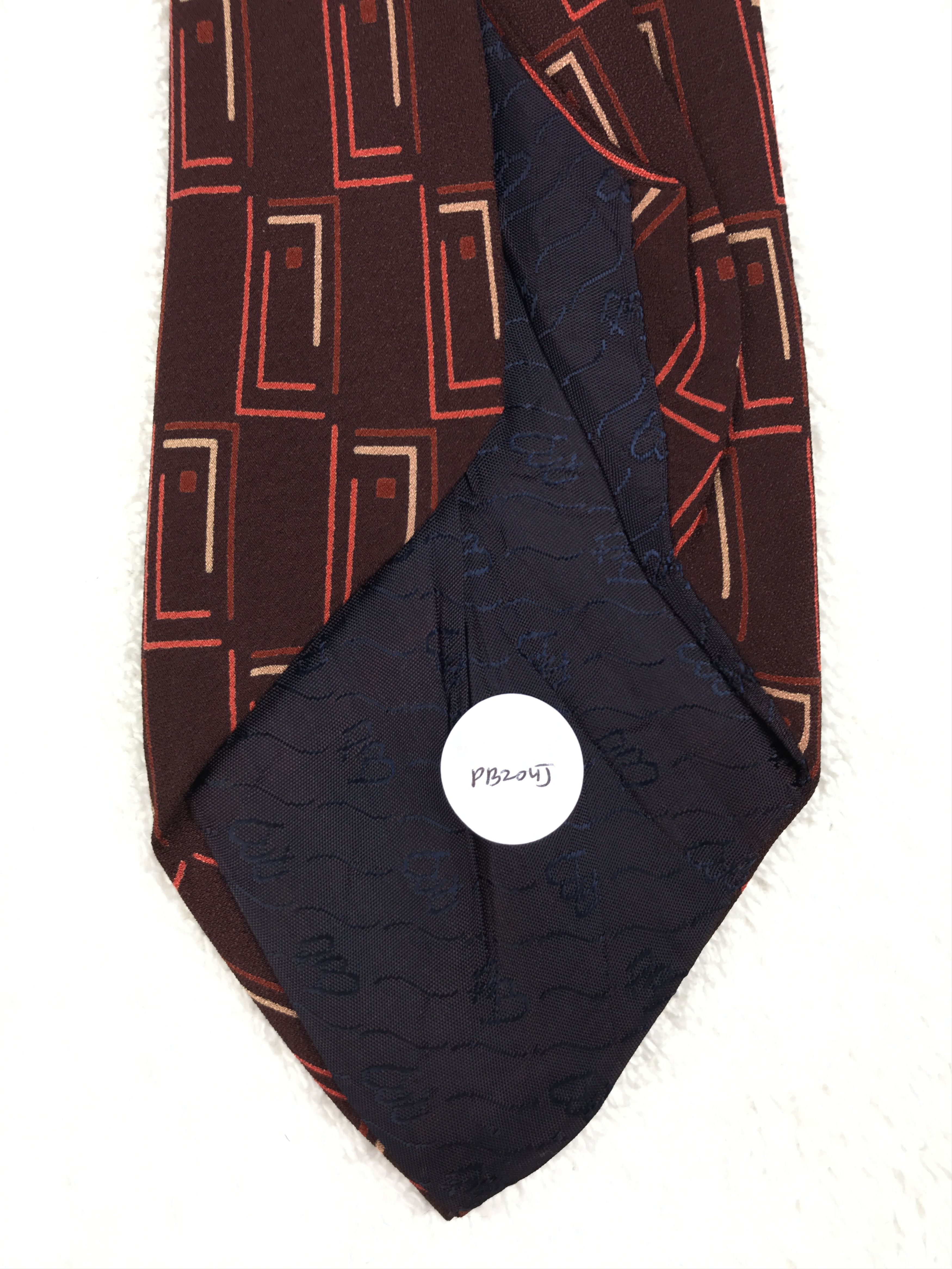 Pierre Balmain × Vintage Vintage Pierre Balmain Silk Necktie Size ONE SIZE - 9 Thumbnail