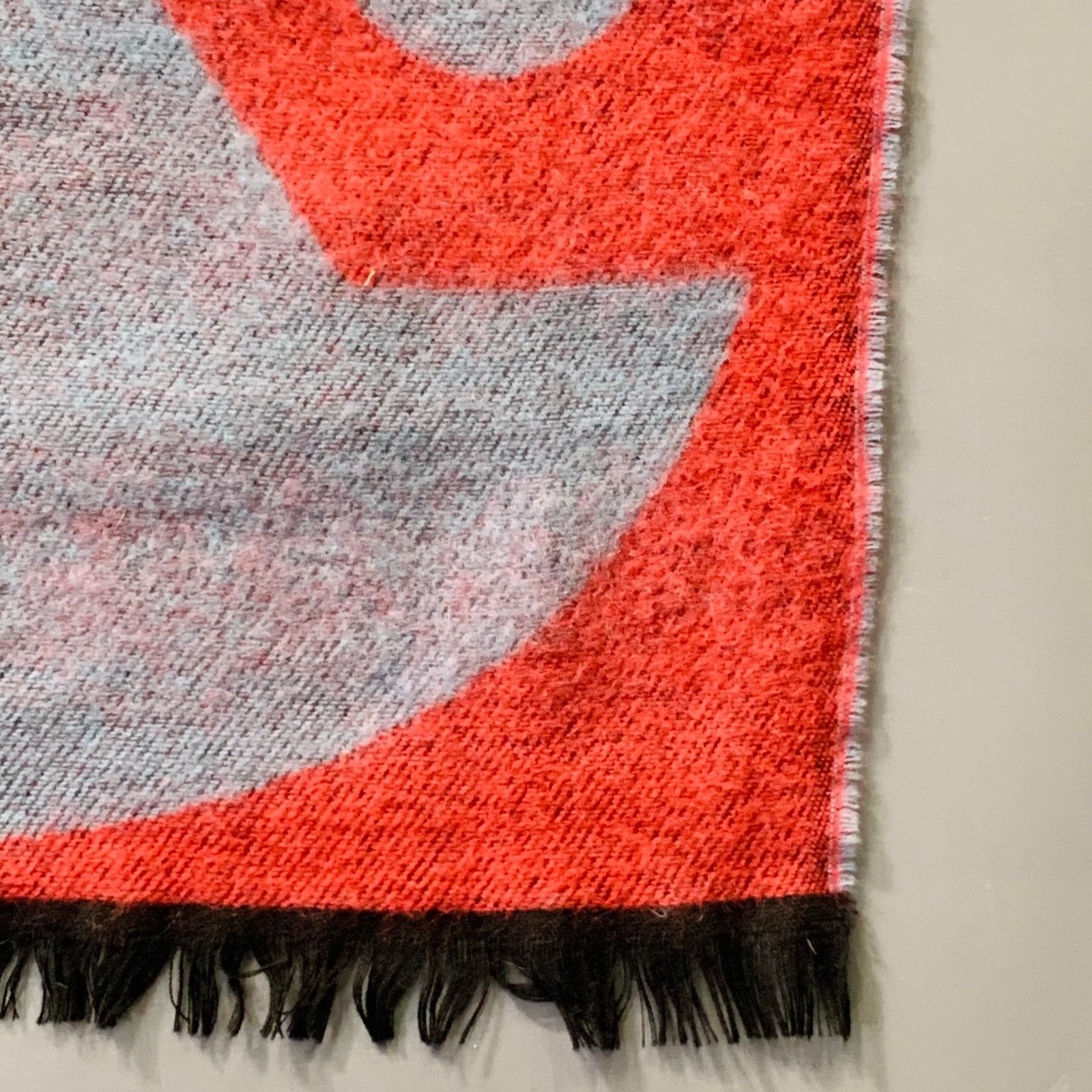 Walter Van Beirendonck WALTER VAN BEIRENDONCK AW16 Abstract Double Face Wool Scarf Size ONE SIZE - 4 Thumbnail