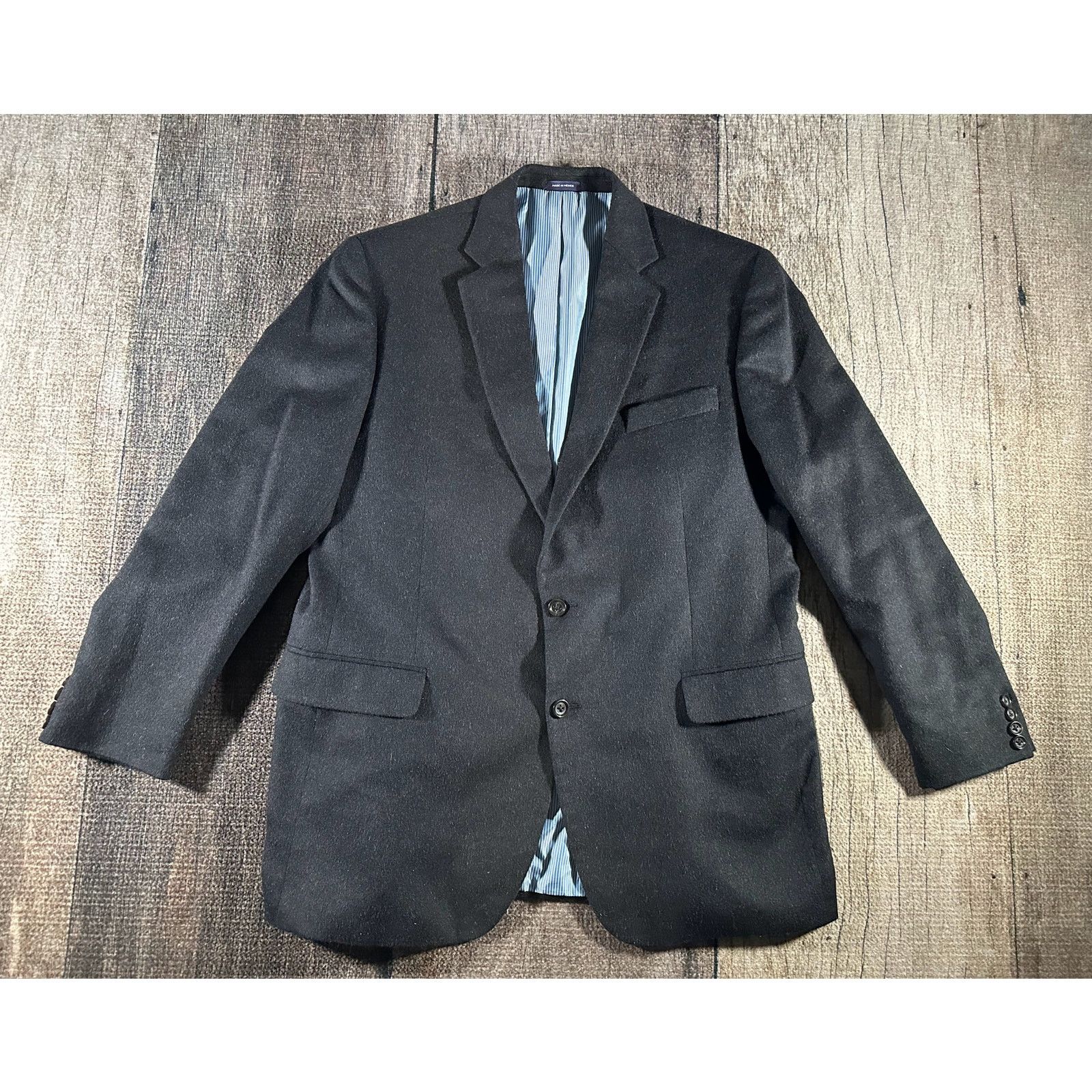 Stafford Stafford Camel Hair Sport Coat Blazer Mens 46 Grey Jacket Size US XXL / EU 58 / 5 - 1 Thumbnail