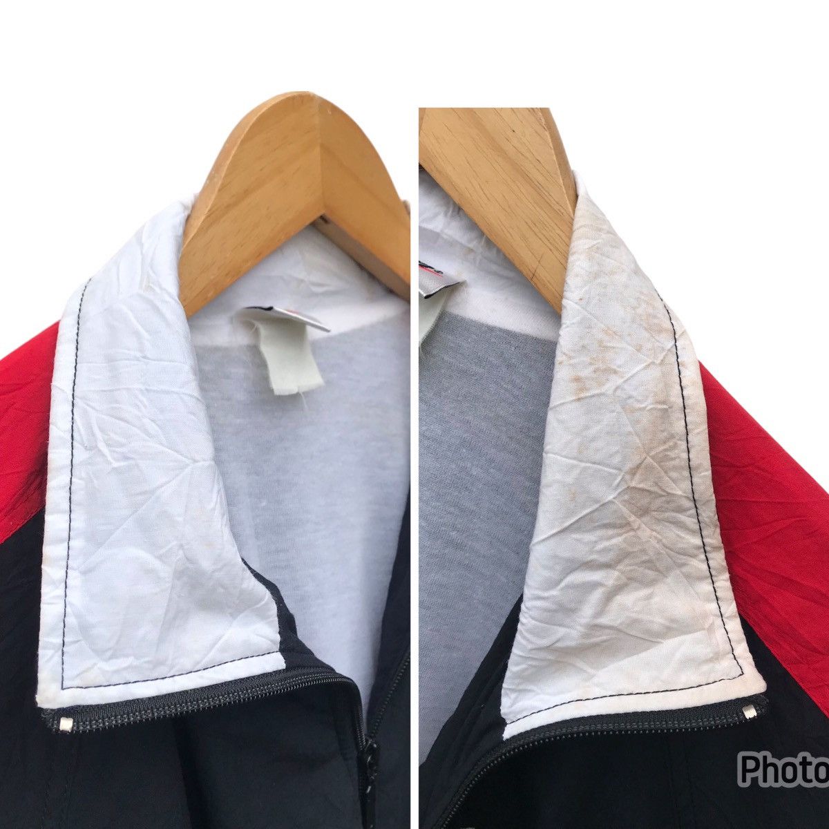 Nike Vintage 90s Nike Swoosh Colourblock Big Logo Windbreaker Size US XL / EU 56 / 4 - 4 Thumbnail