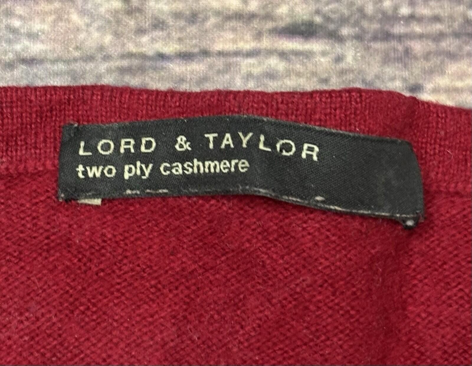Lord & Taylor Lord & Taylor Sweater Womens Small 2 Ply Cashmere Pullover Size S / US 4 / IT 40 - 2 Thumbnail