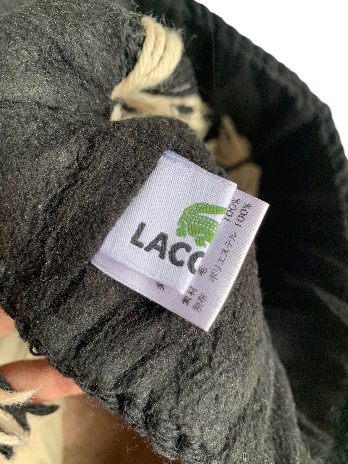 Japanese Brand LACOSTE EARFLAP KNITTED RARE WINTER SESSIONS BEANIE HATS Size ONE SIZE - 7 Thumbnail