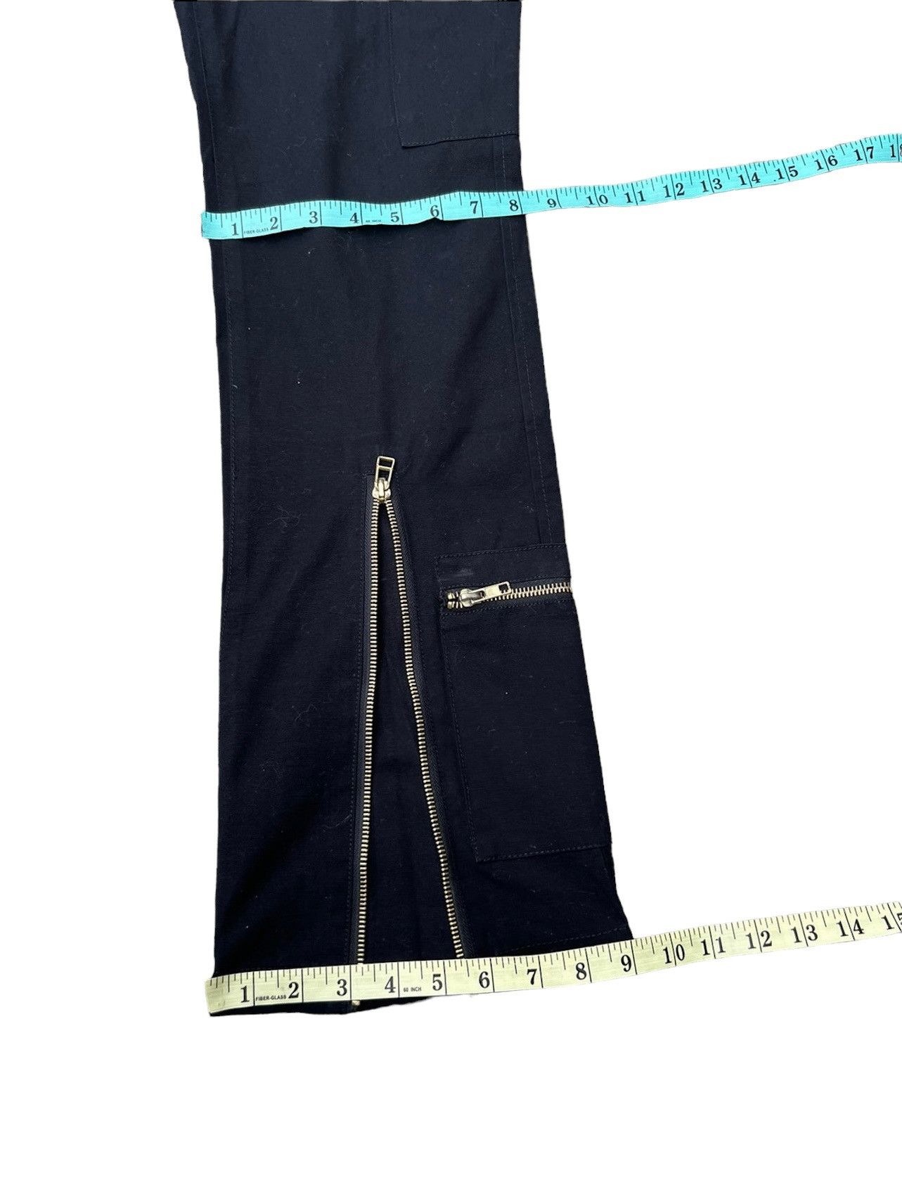 Vanquish Varosh Japan Black Bondage Punk Parachute Cargo Trouser Pant Size US 29 - 5 Thumbnail