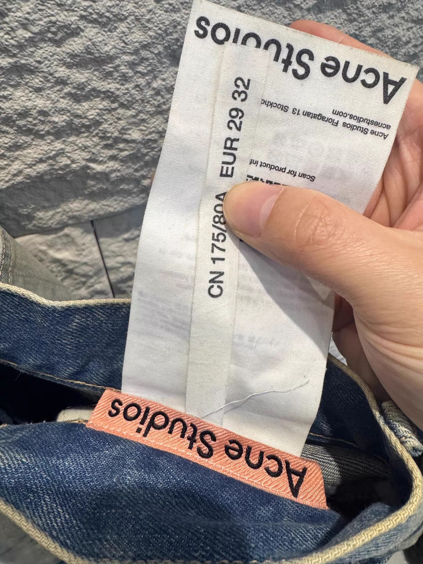 Acne Studios Acne Studios 2006M Goldmine Men's Washed Blue Jeans Size US 29 - 4 Thumbnail