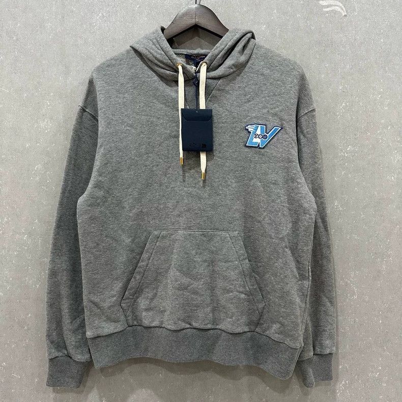Louis Vuitton Louis Vuitton Grey logo hoodie Size US XS / EU 42 / 0 - 5 Thumbnail