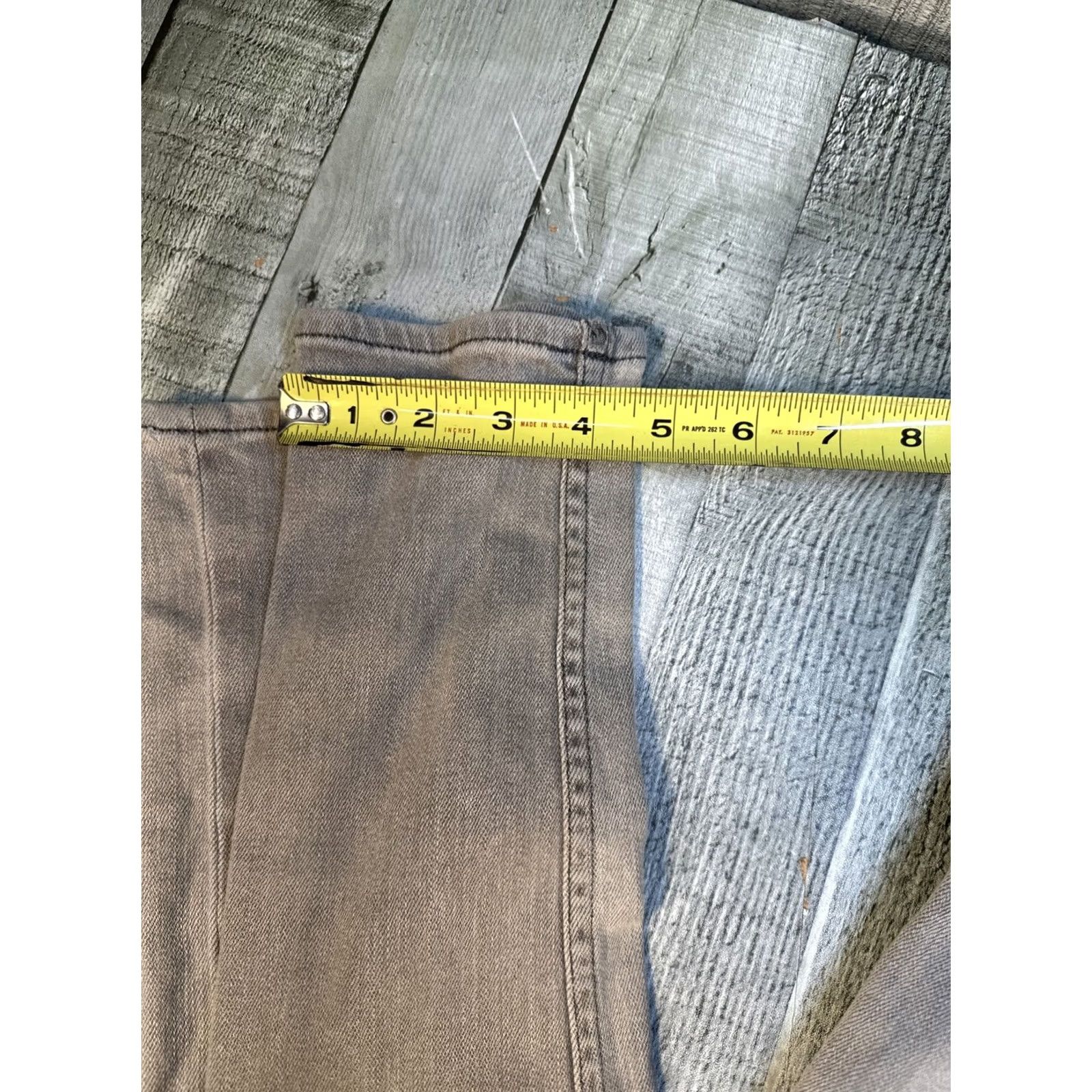 Rag & Bone VINTAGE Rag and Bone Jeans Mens 29x34 Grey Denim Skinny Leg Button Fly Pants Size US 29 - 5 Thumbnail