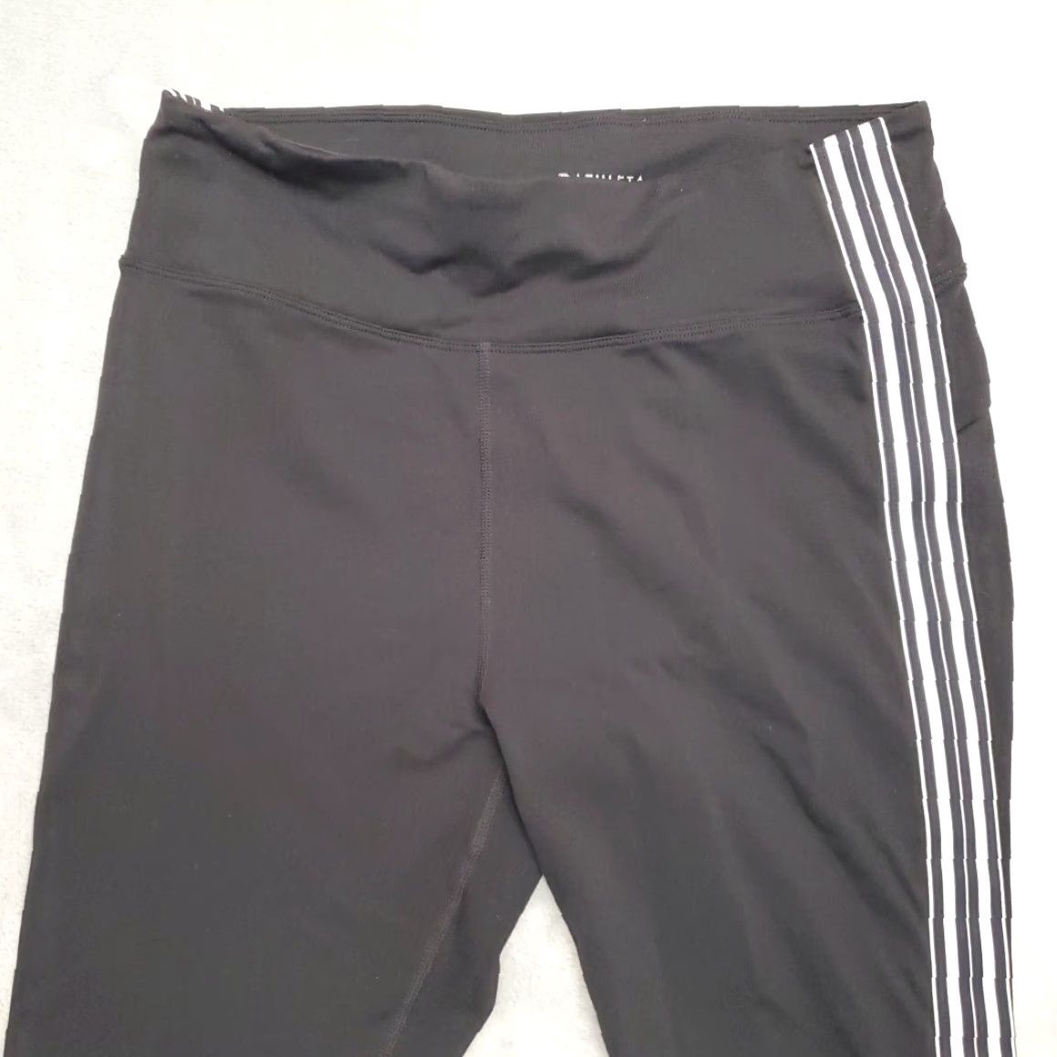 Athleta Athleta Pants Womens M Black White Striped Track Tux Tight Legging Athleisure Size 32" / US 10 / IT 46 - 3 Thumbnail