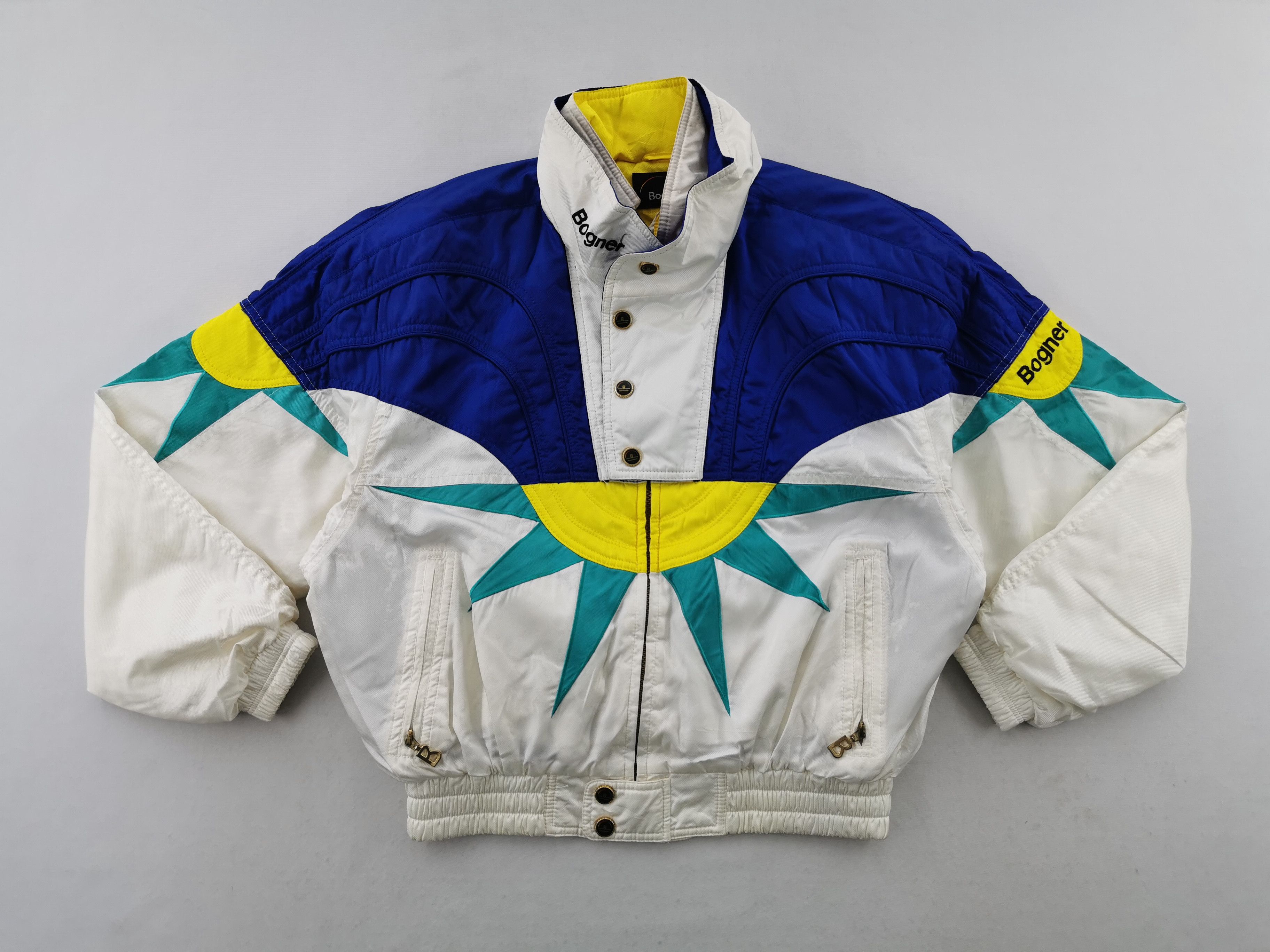 Vintage 90's Jaspo L Bogner Multicolor Winter Ski Jacket