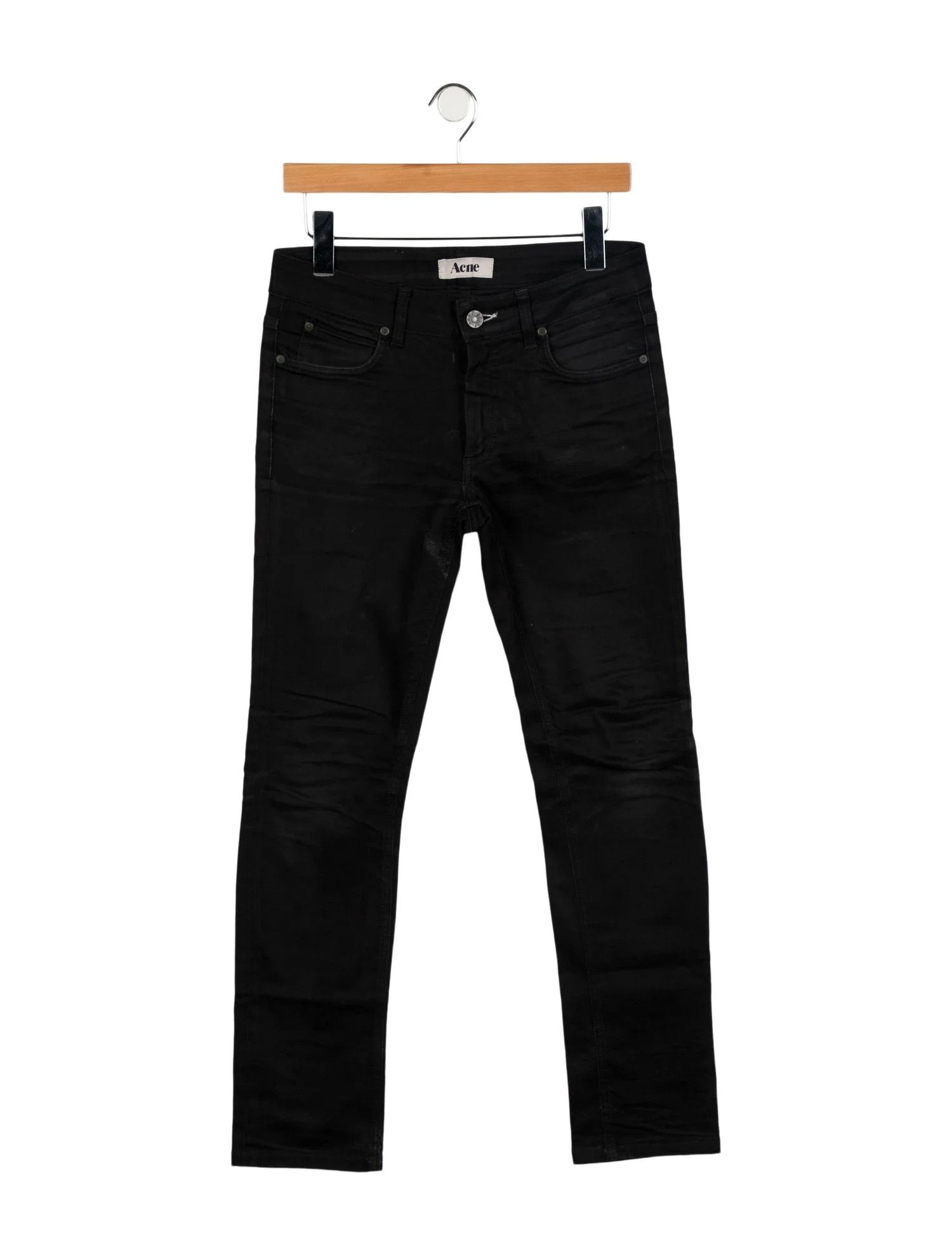 Acne Studios Slim fit black denim jeans Size US 30 / EU 46 - 1 Thumbnail