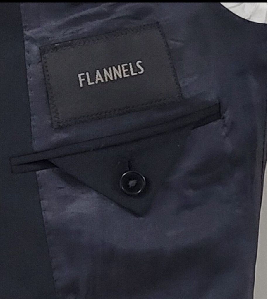 Other Flannels 2-Button Men's Suit Jacket Side Vent. US Size 40R Size 40S - 9 Thumbnail