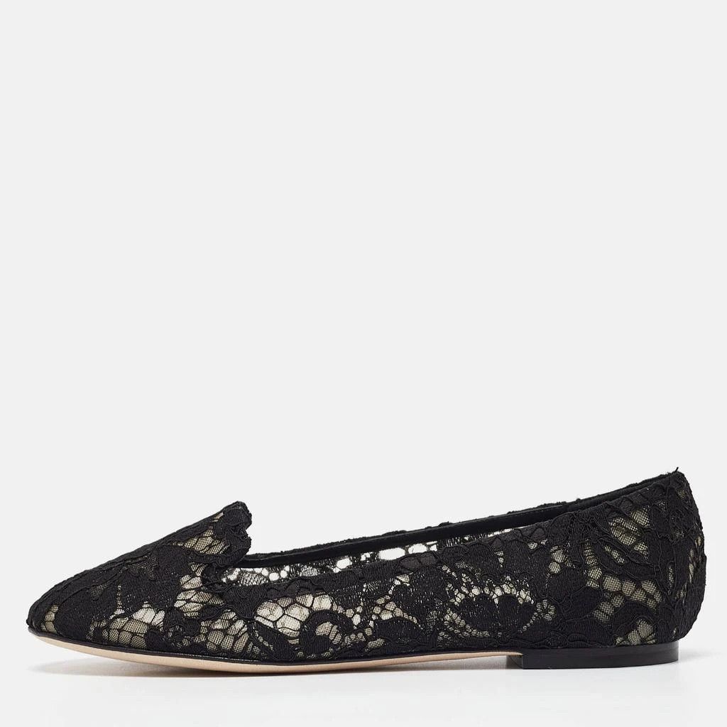 Dolce & Gabbana o1y0925 Loafers in Black Size US 4 / IT 34 - 1 Thumbnail