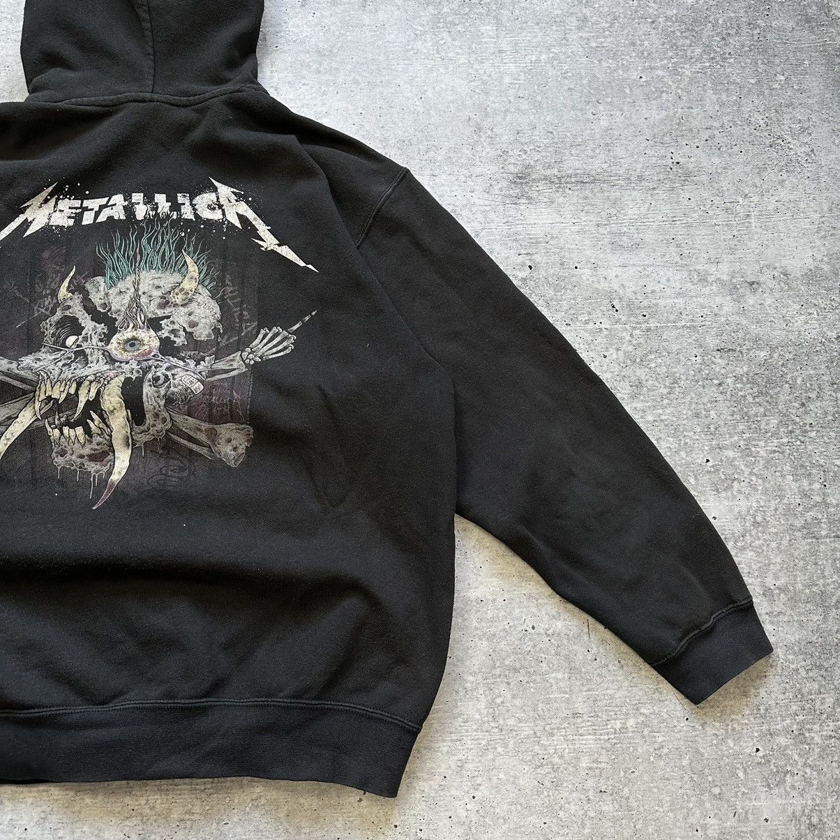Band Tees Metallica Black Cotton Full Zip Big Logo Hoodie Size US L / EU 52-54 / 3 - 9 Thumbnail