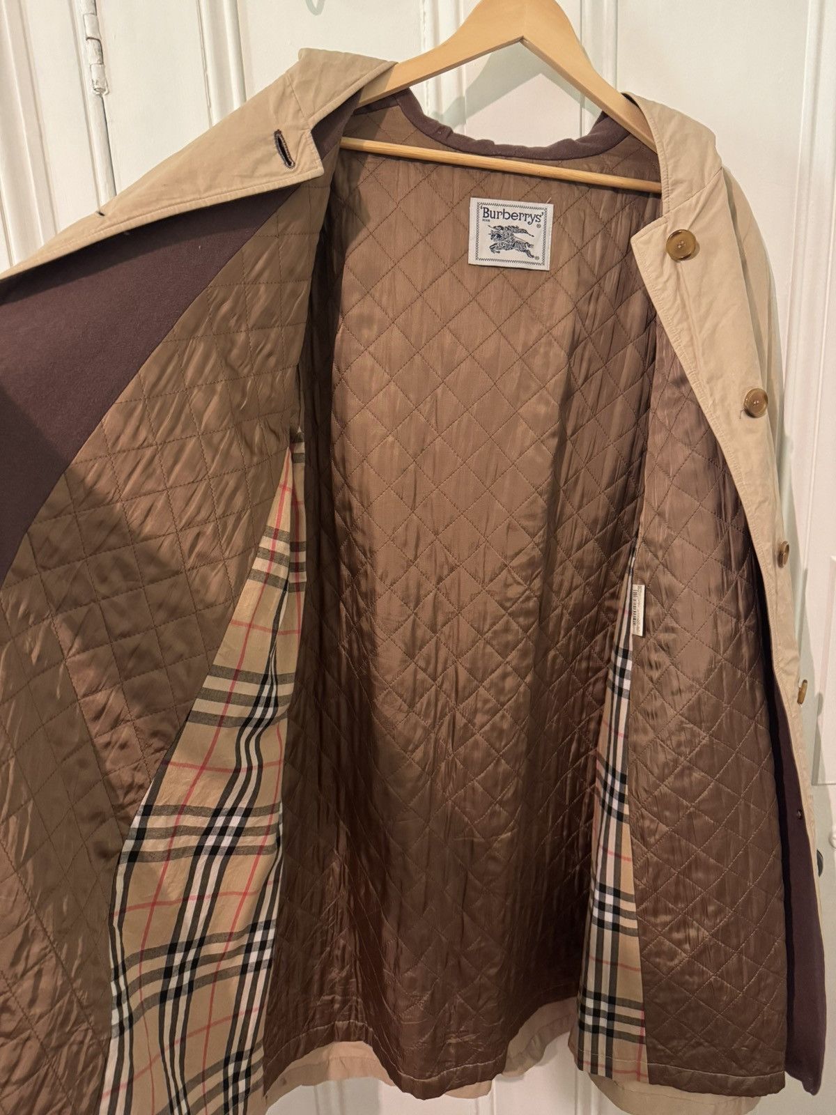 Burberry Vintage Burberry Trench Coat with hoodie Size US S / EU 44-46 / 1 - 3 Thumbnail