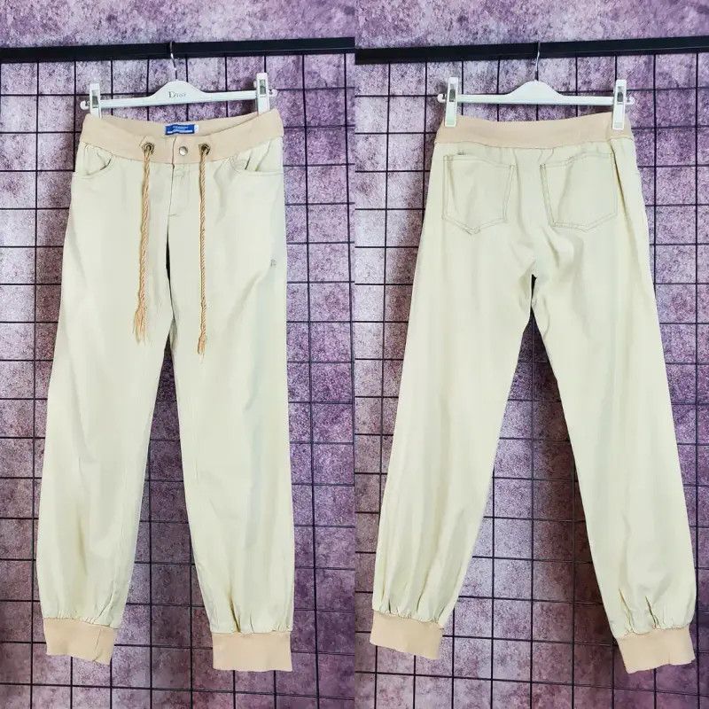 Burberry Burberry Spring Autumn Beige Cotton Pants Size 23" - 1 Thumbnail