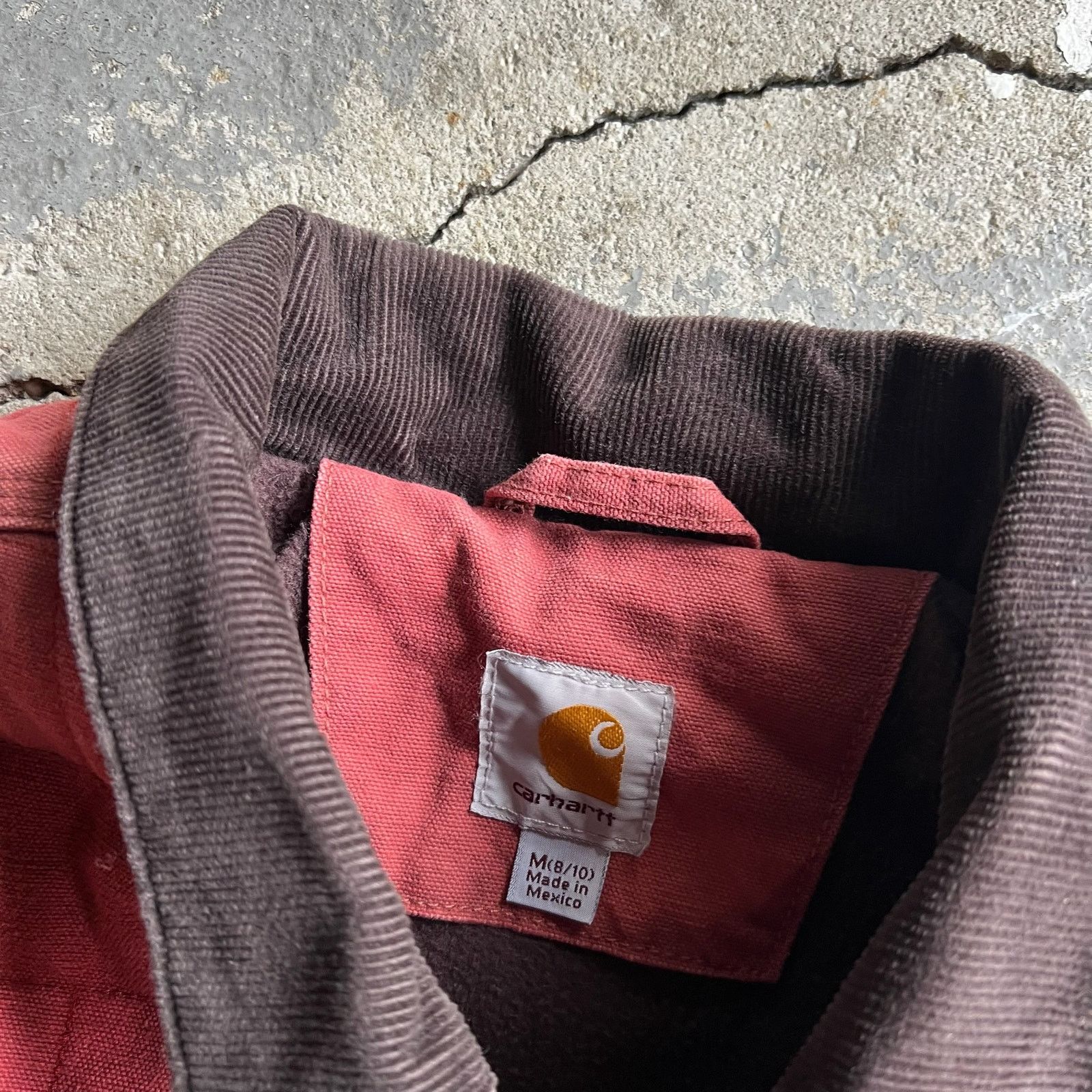 Carhartt × Vintage Carhartt WOMENS pink brick pattern work wear jacket Size US M / EU 48-50 / 2 - 6 Thumbnail