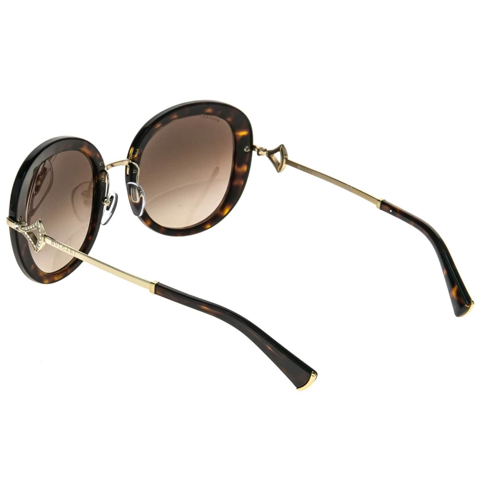 Bvlgari BULGARI BV8196B 8196 DIVAS DREAM Oval Havana Fan Sunglasses Size ONE SIZE - 4 Thumbnail