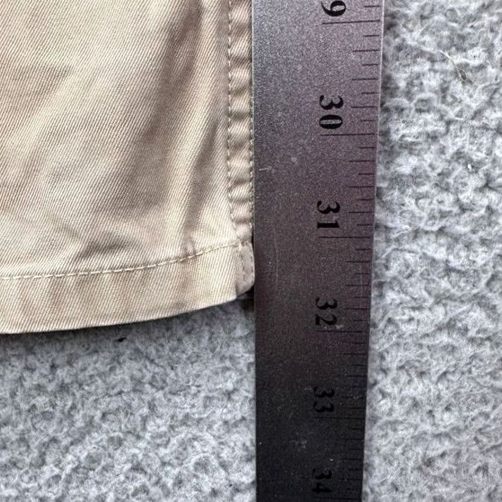 Bonobos Bonobos Khakis Pants Mens 35X32 Beige Stretch Chino Flat Front Casual Pocket(Front) w/ Button Zip Size US 35 - 6 Thumbnail