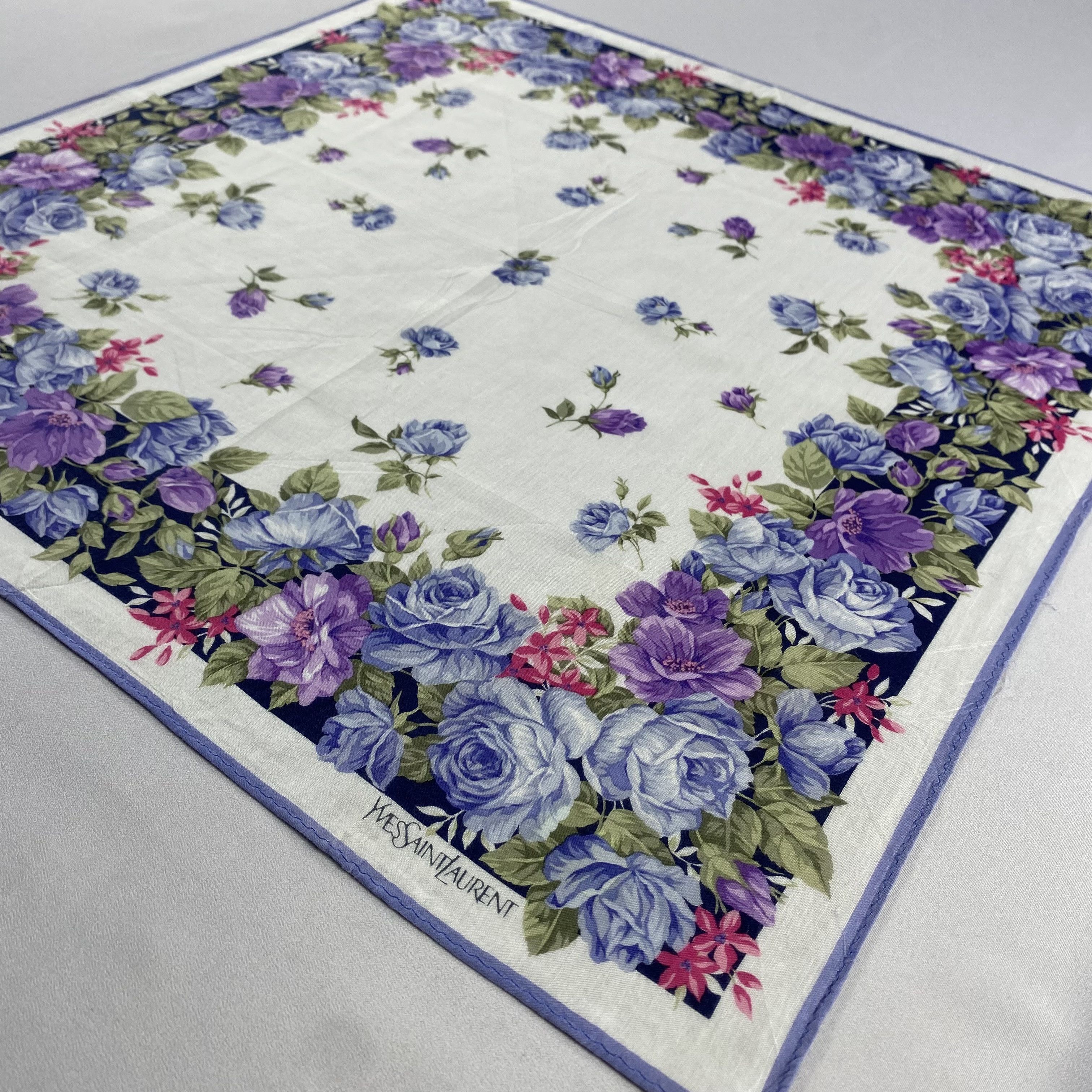 Vintage Yves Saint Laurent Bandana/ Handkerchief / Neckerchief-P1801 Size ONE SIZE - 2 Thumbnail