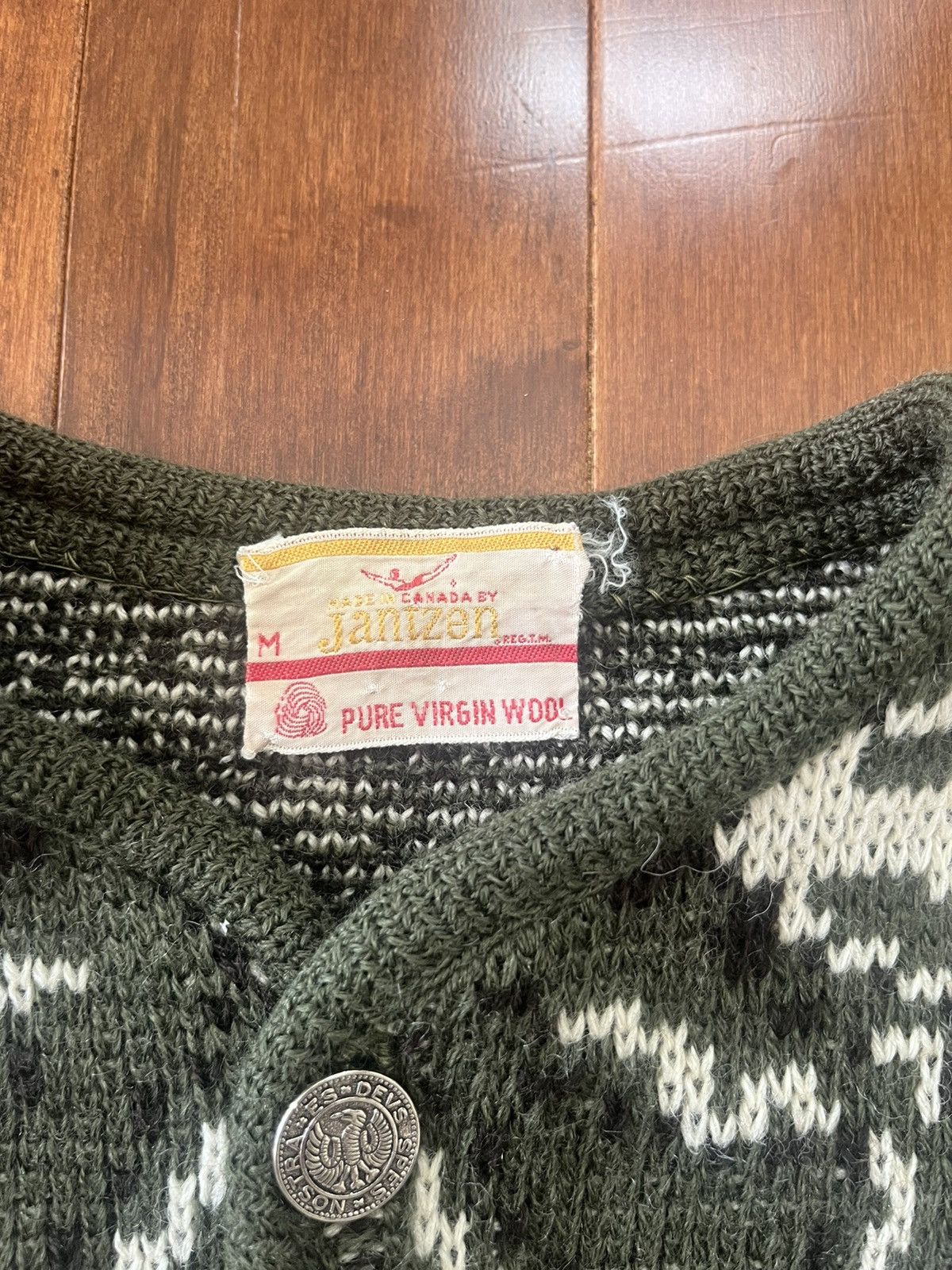 Jantzen Vintage 1960s Jantzen Wool Cardigan Size US M / EU 48-50 / 2 - 2 Thumbnail