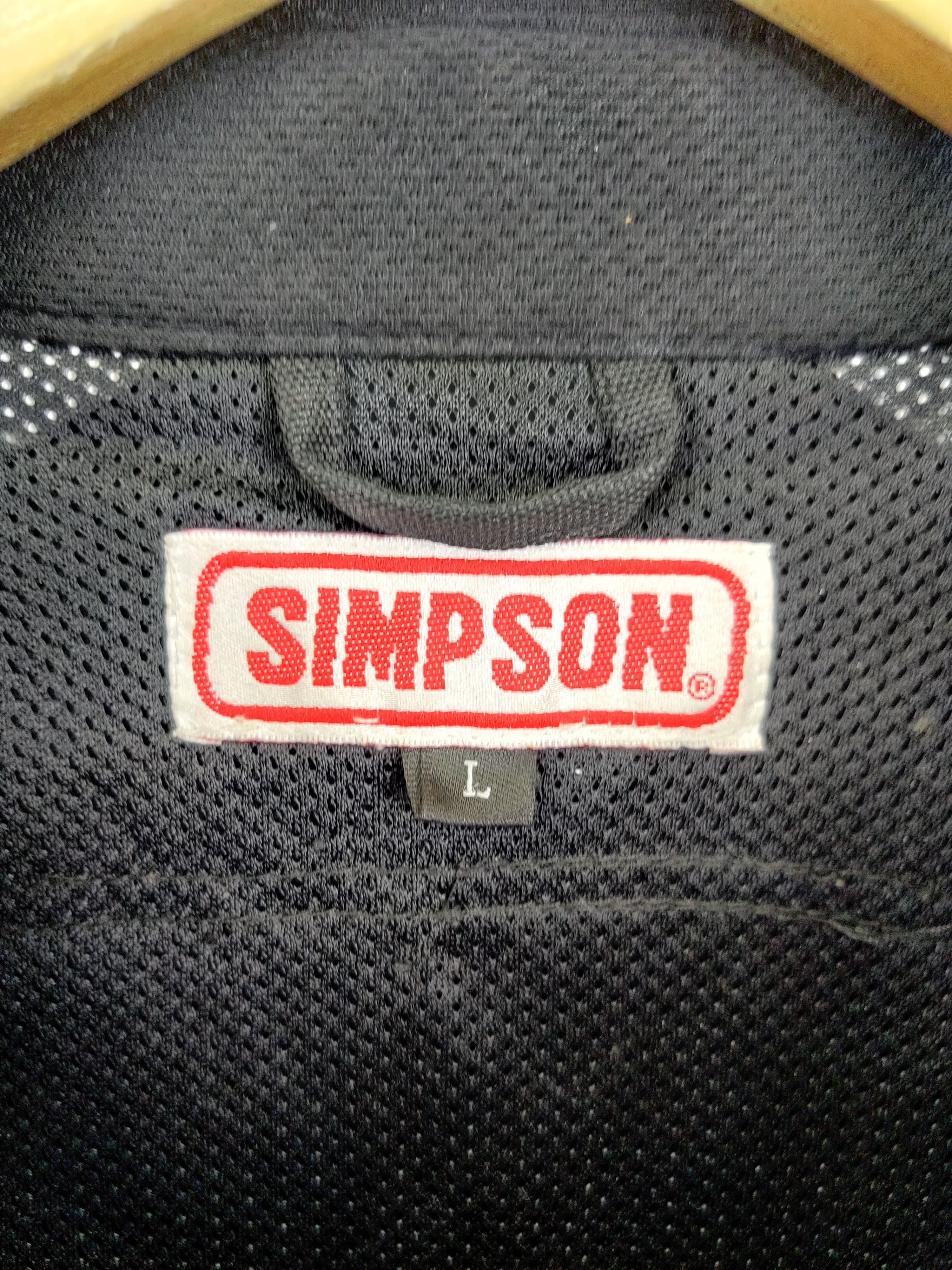Vintage Vintage Simpson Racing Motorcycle Biker Jacket Size US L / EU 52-54 / 3 - 16 Thumbnail